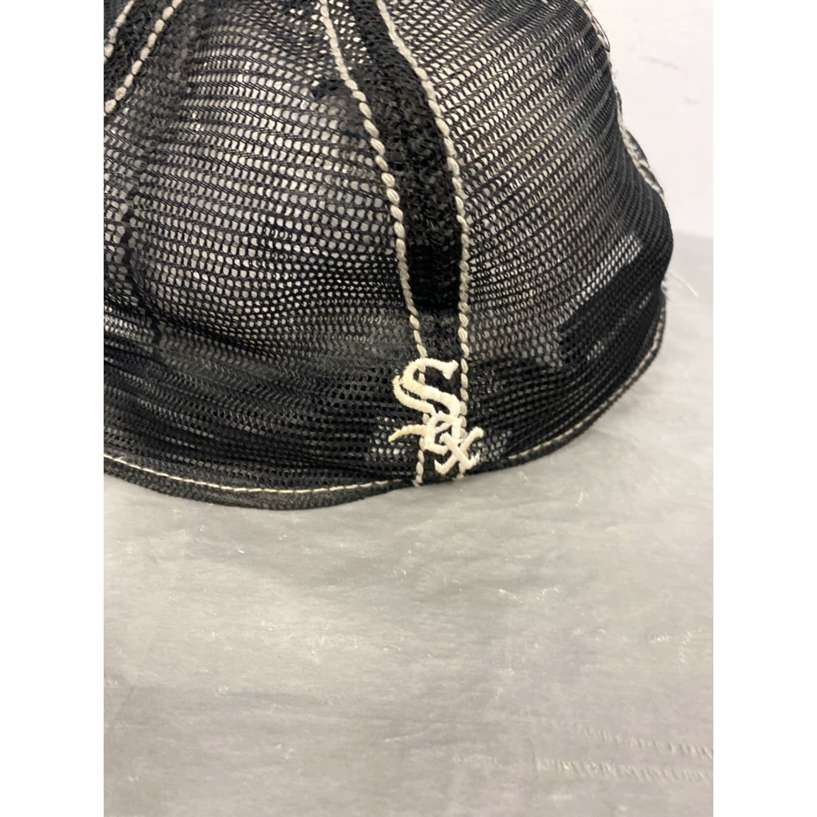 New Era New Era Chicago White Sox Baseball Cap L/XL Black Solid Mens Size ONE SIZE - 3 Thumbnail