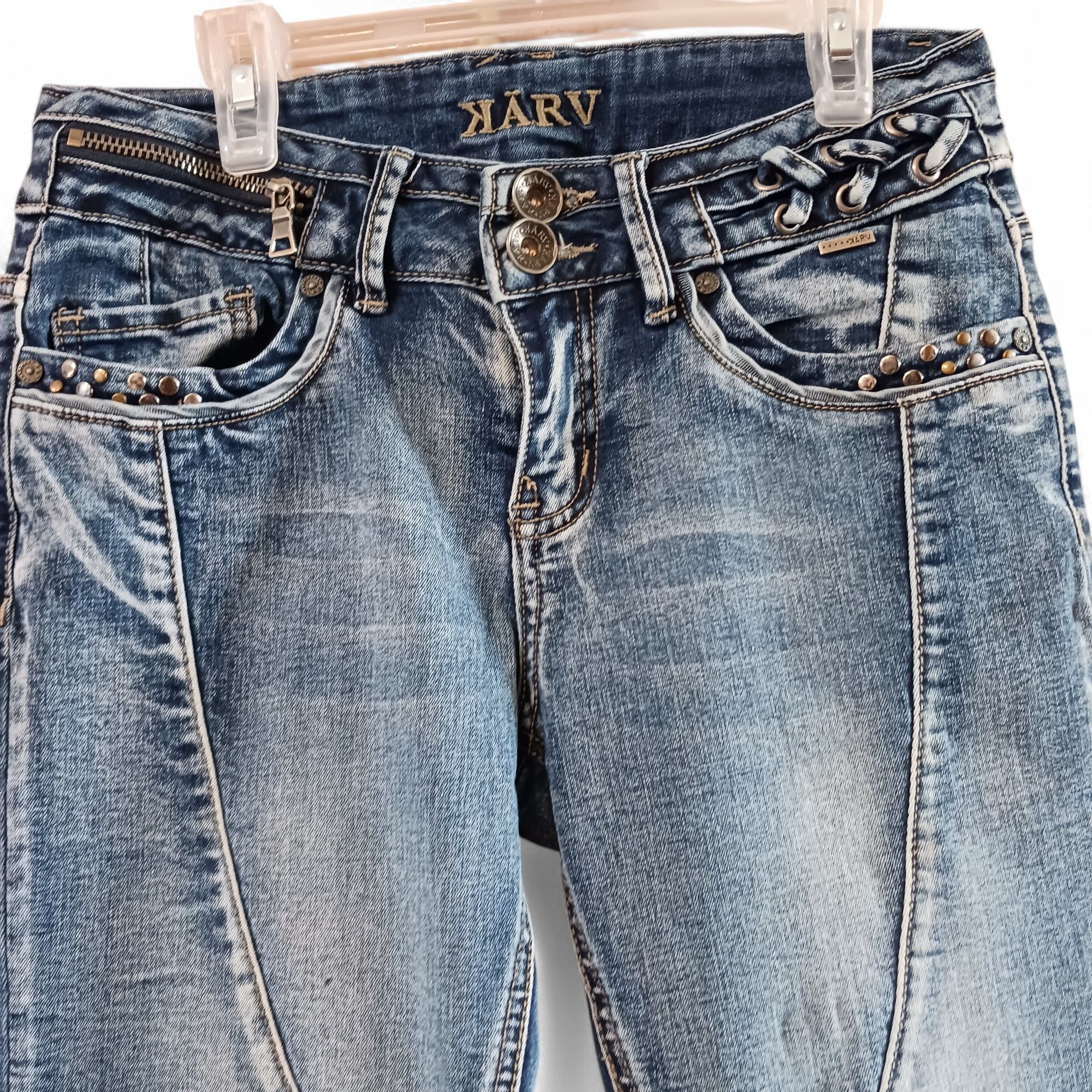 Other KARV Elizza Cropped Skinny Jeans Size 26 Size 26" / US 2 / IT 38 - 9 Thumbnail