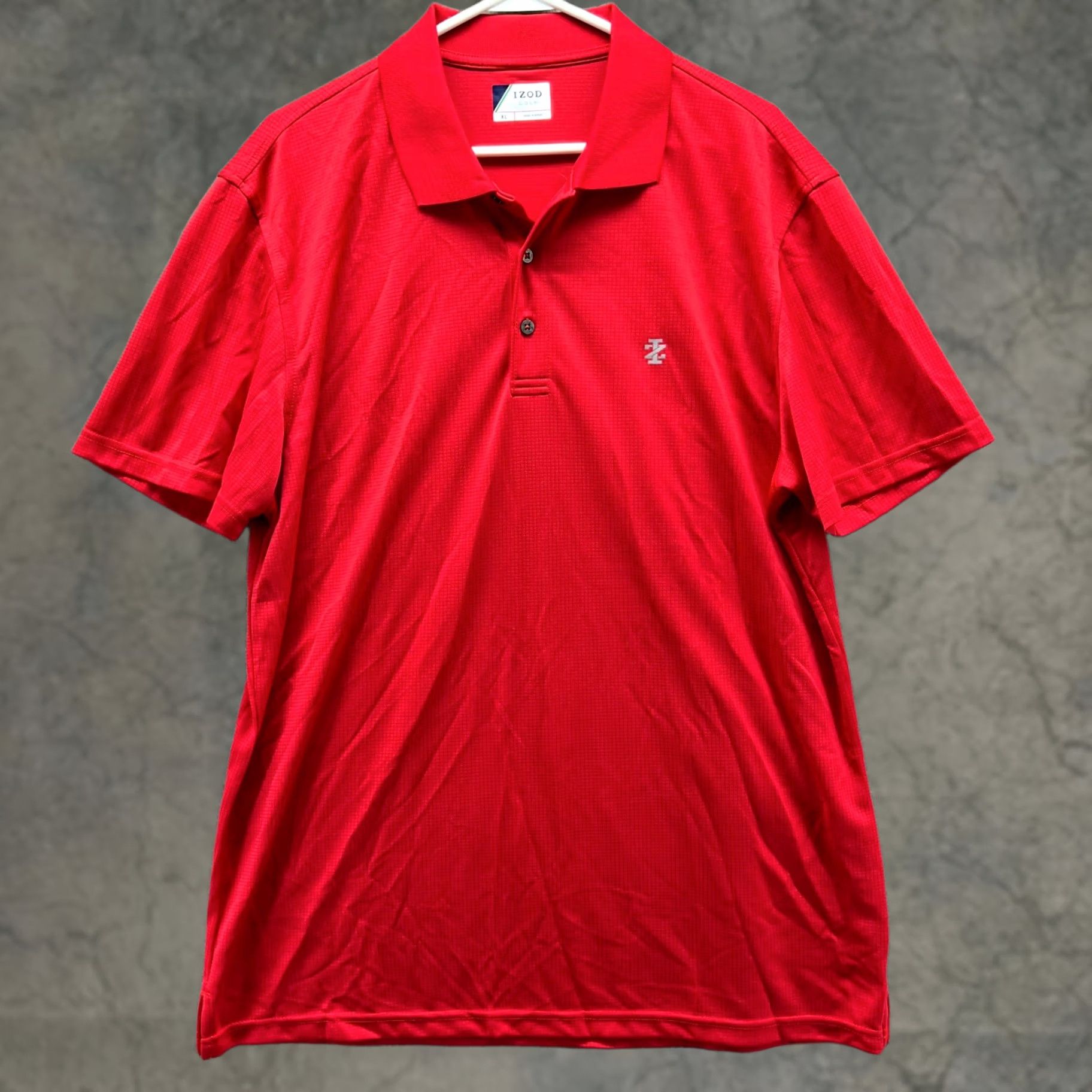 Izod IZOD Polo Shirt Mens XL Red Preppy Knit Performance Golf Golfer XL Shirt Size US XL / EU 56 / 4 - 1 Thumbnail