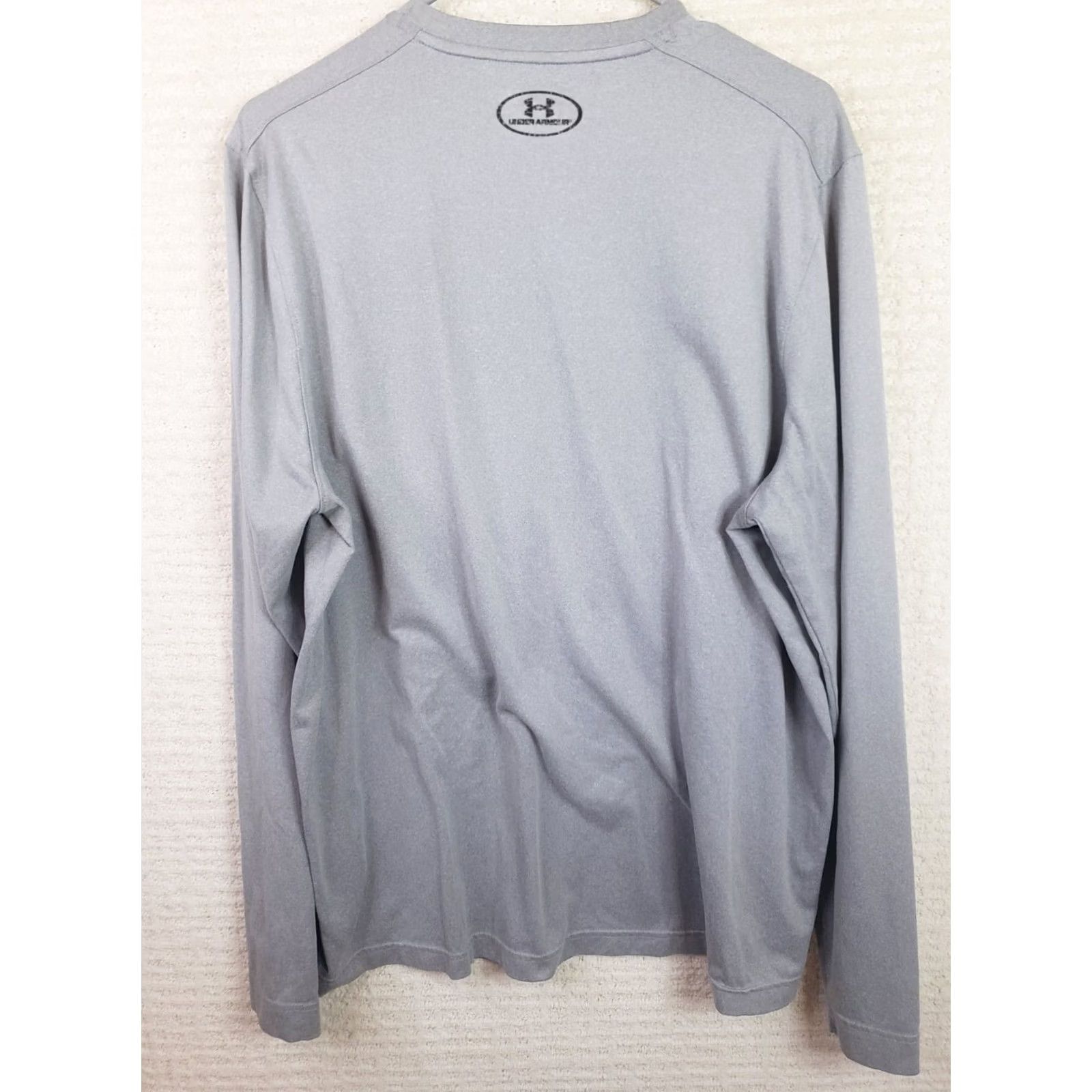 Under Armour Men's Under Armour Cold Gear Long Sleeve Mock Neck Shirt L Gray Size US L / EU 52-54 / 3 - 5 Thumbnail