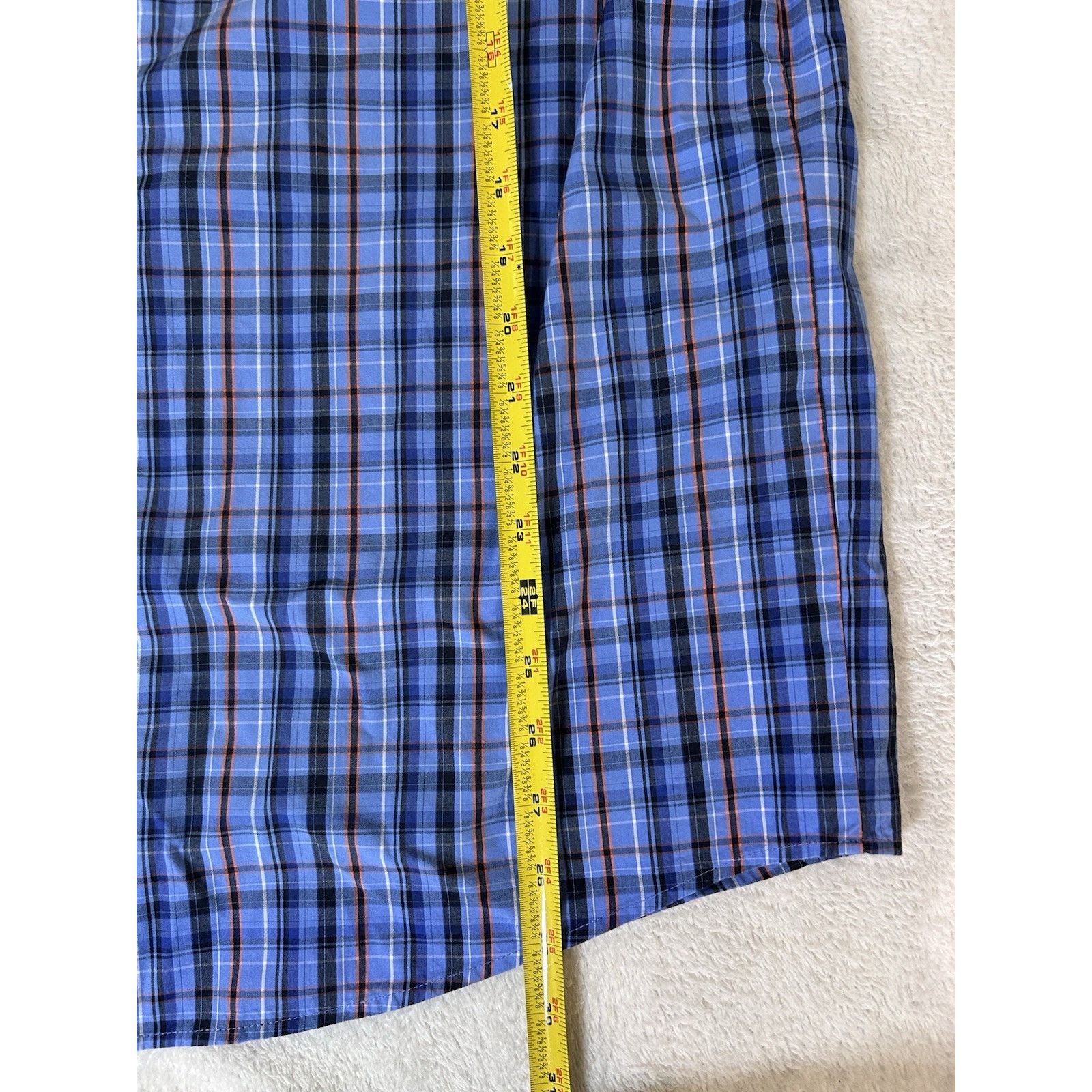 Ariat ariat pro series button down shirt mens L Blue Plaid Size US L / EU 52-54 / 3 - 6 Thumbnail