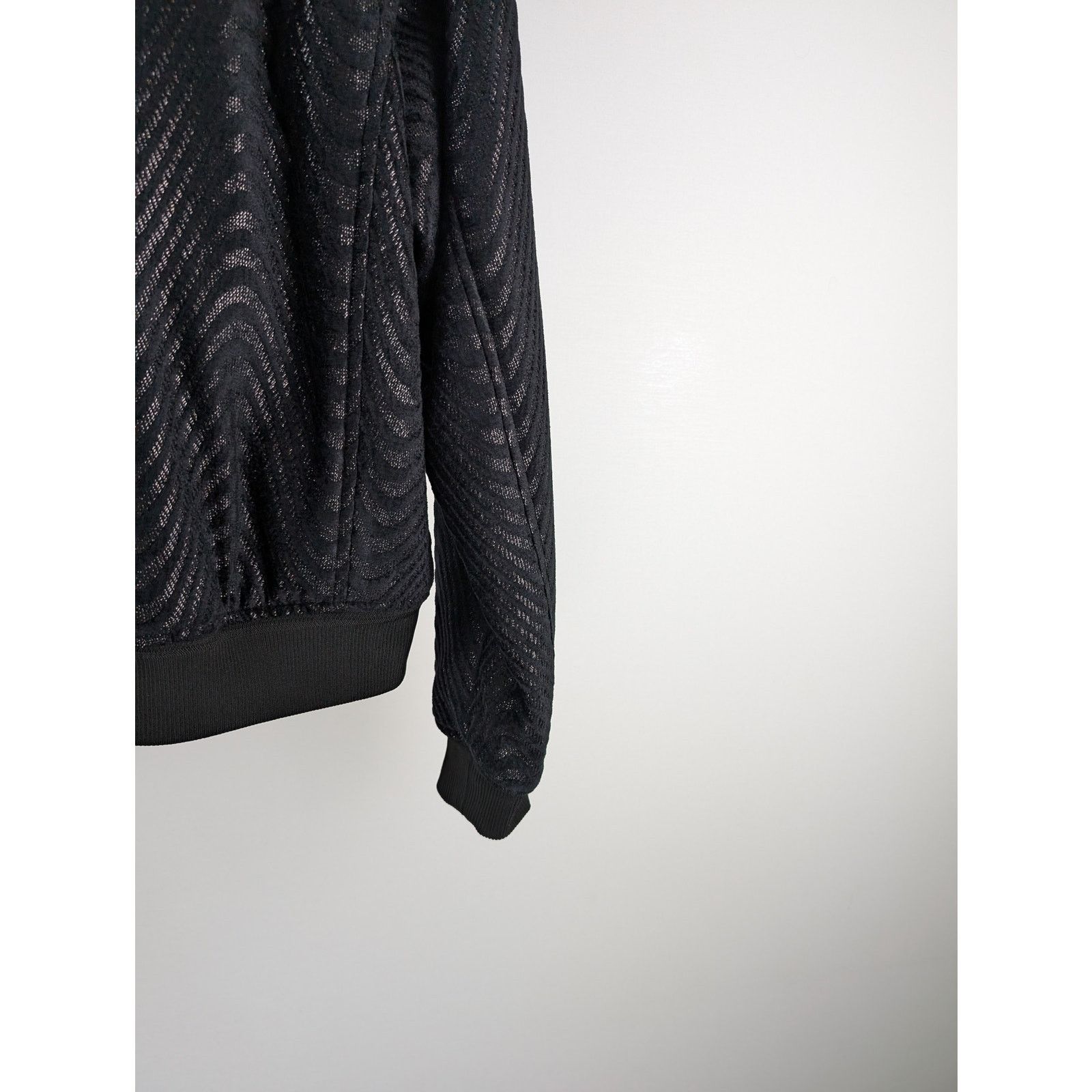 Tom Ford o1rshd1 Wave Jacquard Bomber Jacket in black 48 Size US M / EU 48-50 / 2 - 12 Thumbnail