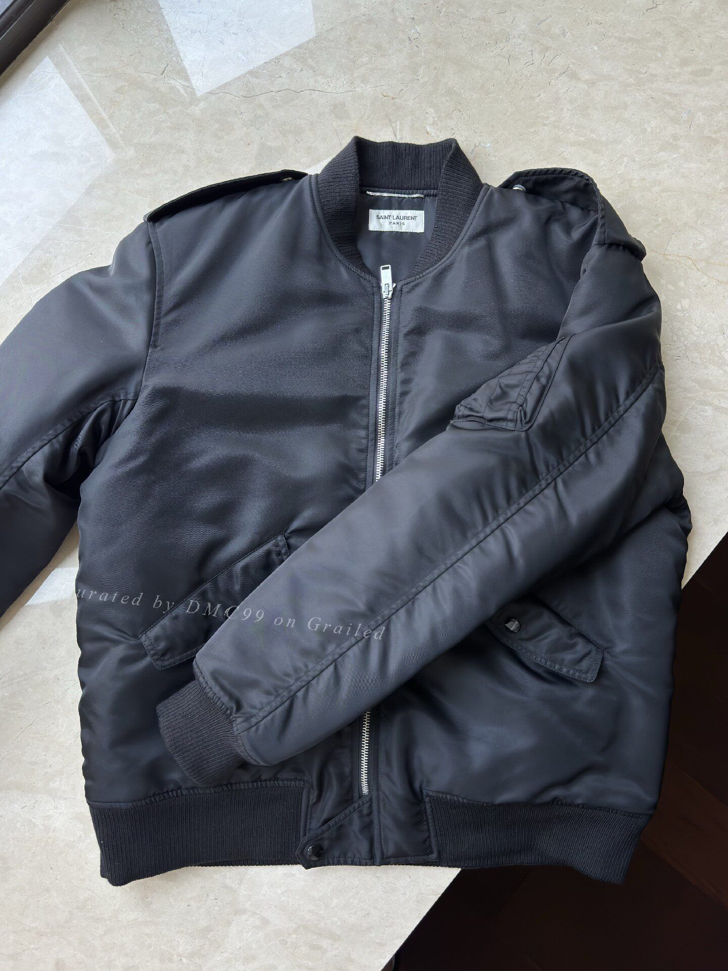 Saint Laurent Paris Saint Laurent Men's Bomber Jacket Size US L / EU 52-54 / 3 - 1 Thumbnail