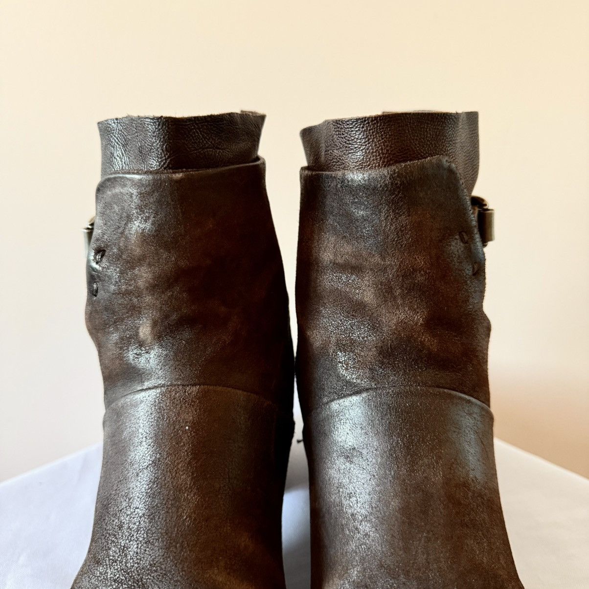 Dirk Bikkembergs AS 98 Airstep Vintage Ankle Straps Boots Rick Owens Vibe Size US 9 / IT 39 - 4 Thumbnail