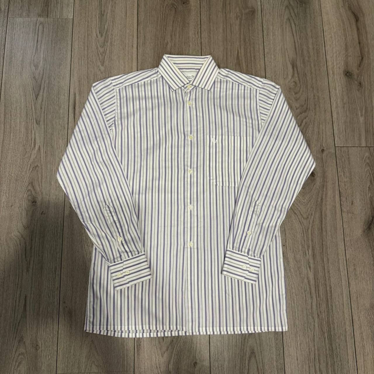 Christian Dior Monsieur christian dior monsieur button up shirt striped Size M Size US M / EU 48-50 / 2 - 1 Thumbnail