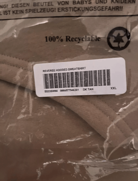 Supreme Supreme Reverse Hooded Sweatshirt Dark Tan Hoodie Size 2XL Size US XXL / EU 58 / 5 - 6 Thumbnail
