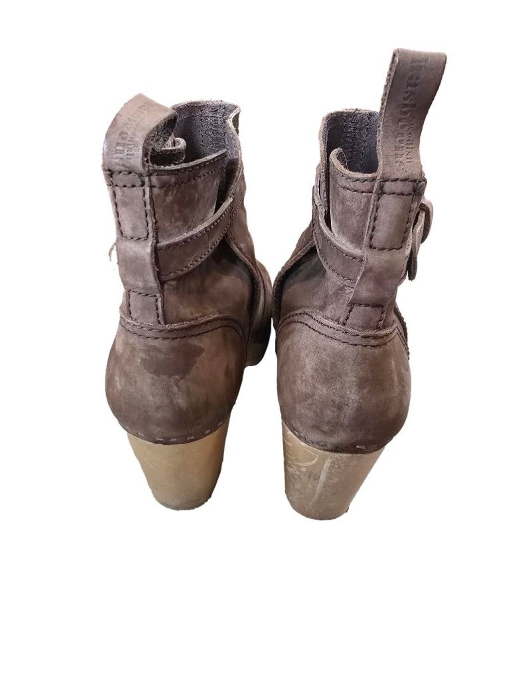 Swedish Hasbeens Women's Swedish Hasbeens Toffel Brown Ankle Boots Size 10 Size US 10 / IT 40 - 2 Thumbnail