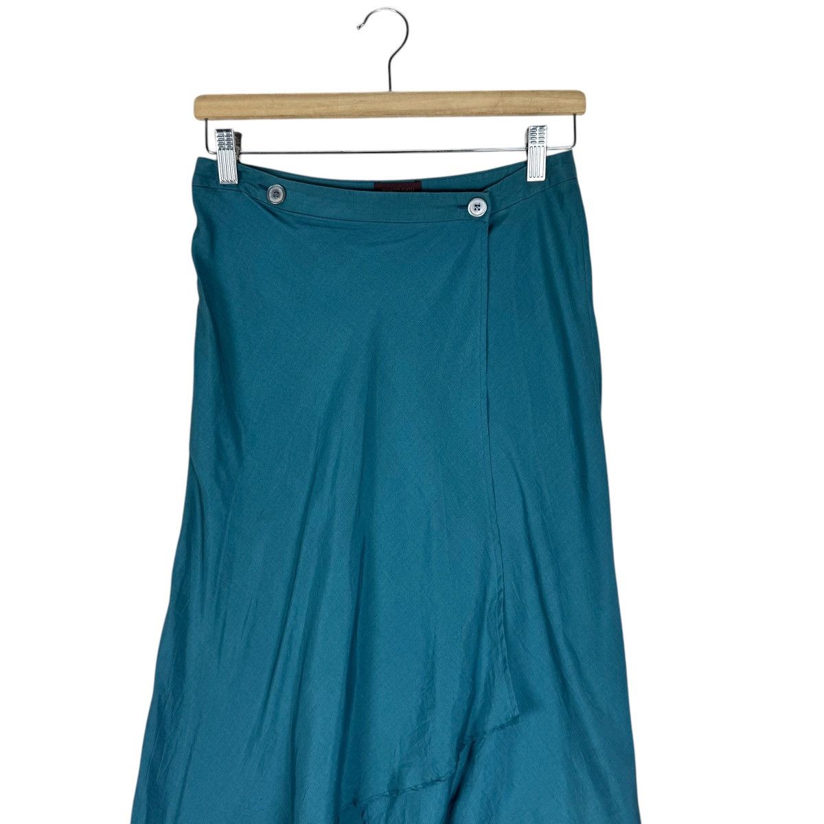Romeo Gigli ☀️ROMEO GIGLI SILK ASYMMETRIC MAXI SKIRTS Size 29" - 3 Thumbnail