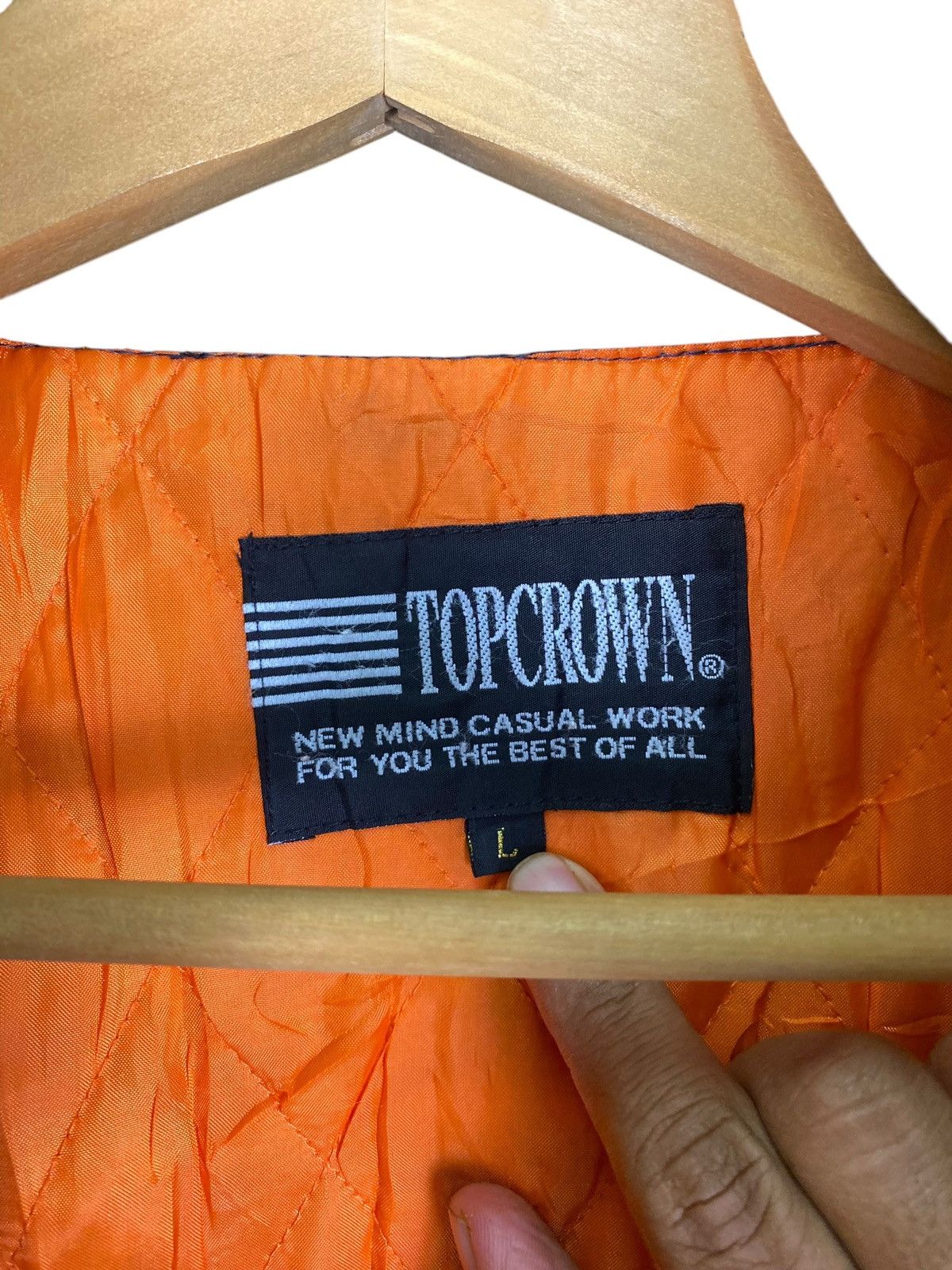 Japanese Brand × Vintage Vintage Japanese Brand Top Crown Flight Jacket Size US L / EU 52-54 / 3 - 16 Thumbnail