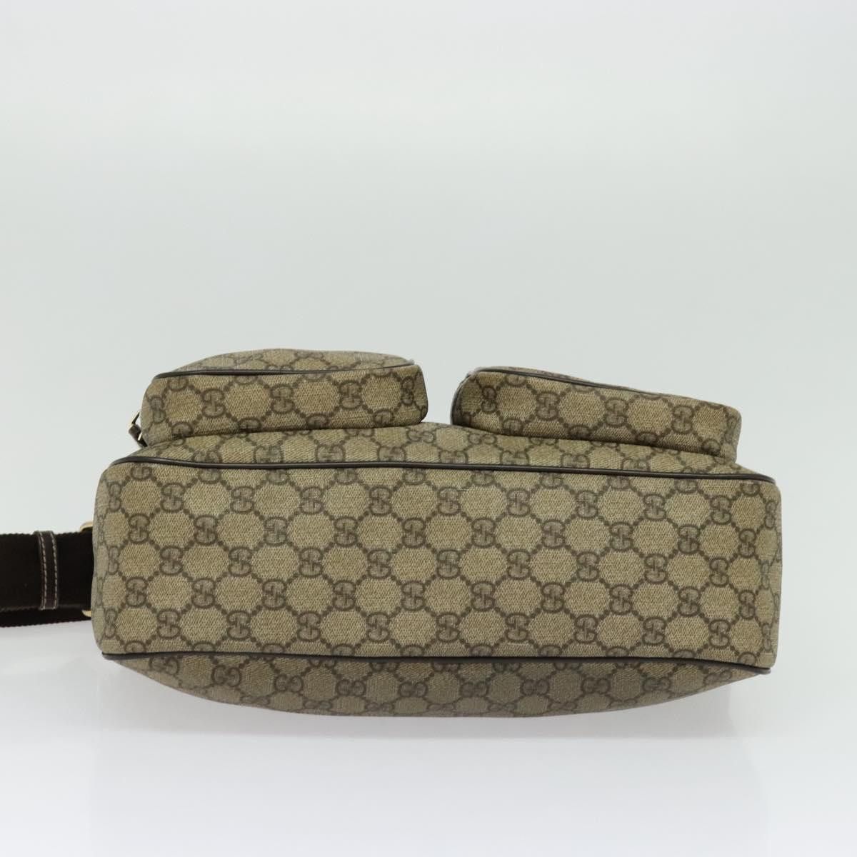 Gucci GUCCI GG Supreme Shoulder Bag Pvc Beige Gold Size ONE SIZE - 9 Thumbnail