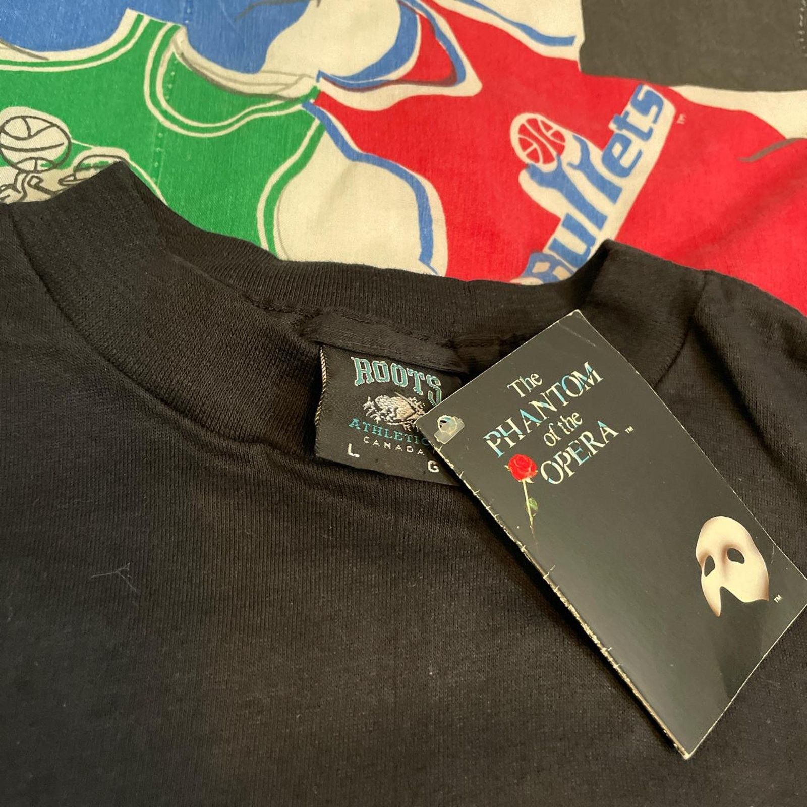 Vintage Vintage 90s The Phantom of the Opera Broadway NWT Rare Tee Size US L / EU 52-54 / 3 - 5 Thumbnail