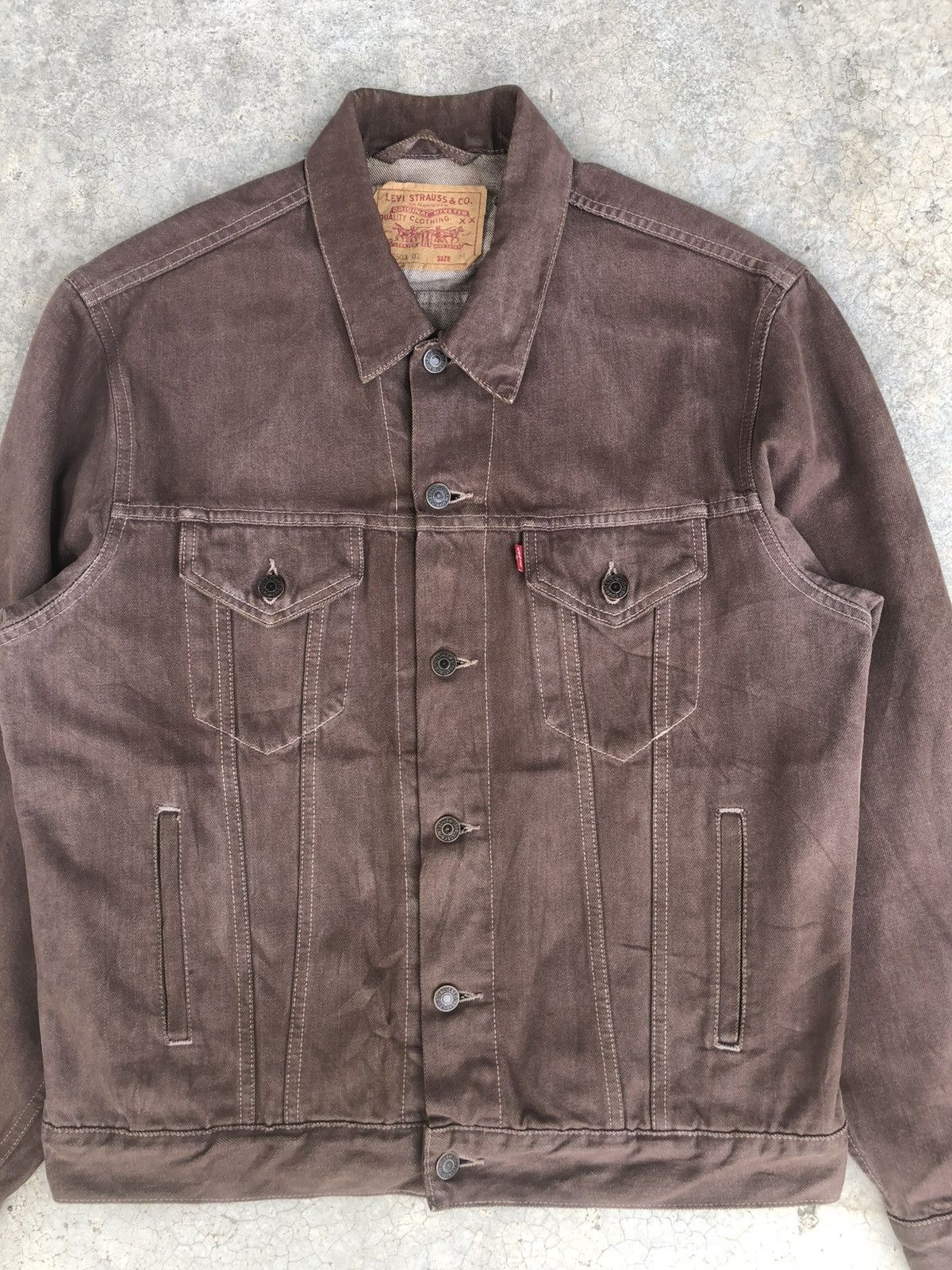 Levi's Vintage 90s' Levi’s Denim Jacket Distressed Denim Size US M / EU 48-50 / 2 - 4 Thumbnail
