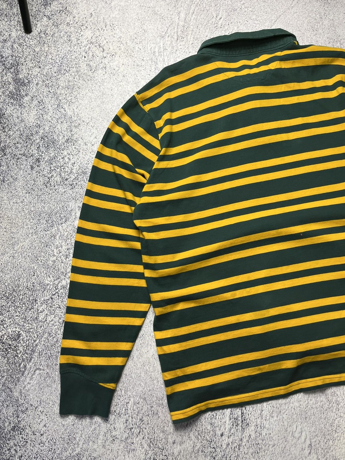 Asics South Africa Rugby Asics Jersey Cotton Long Sleeve Shirt Size US XXL / EU 58 / 5 - 17 Thumbnail