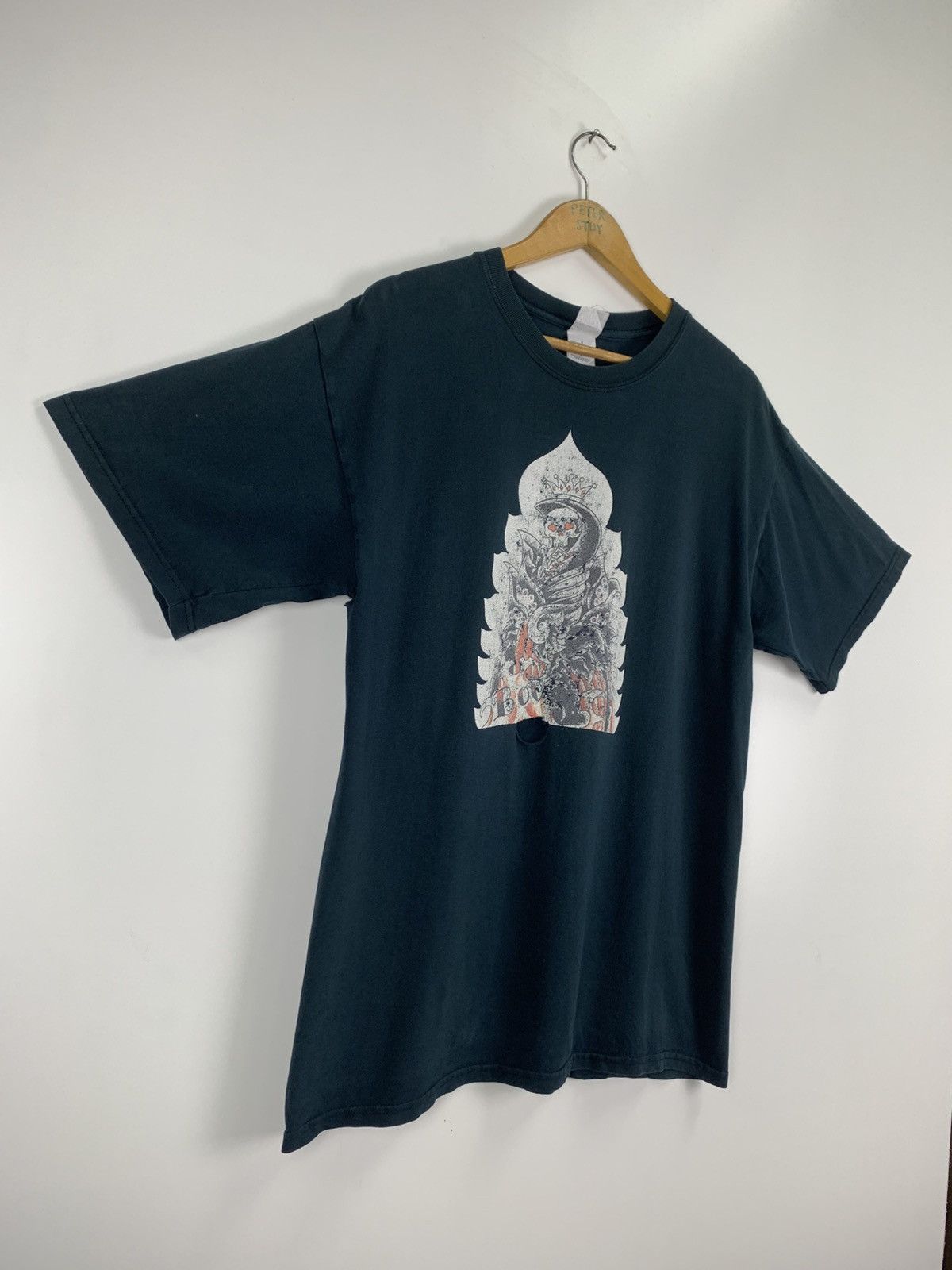 Gildan × Vintage Vintage Joe Boo Light Wave Tattoos Size US L / EU 52-54 / 3 - 5 Thumbnail