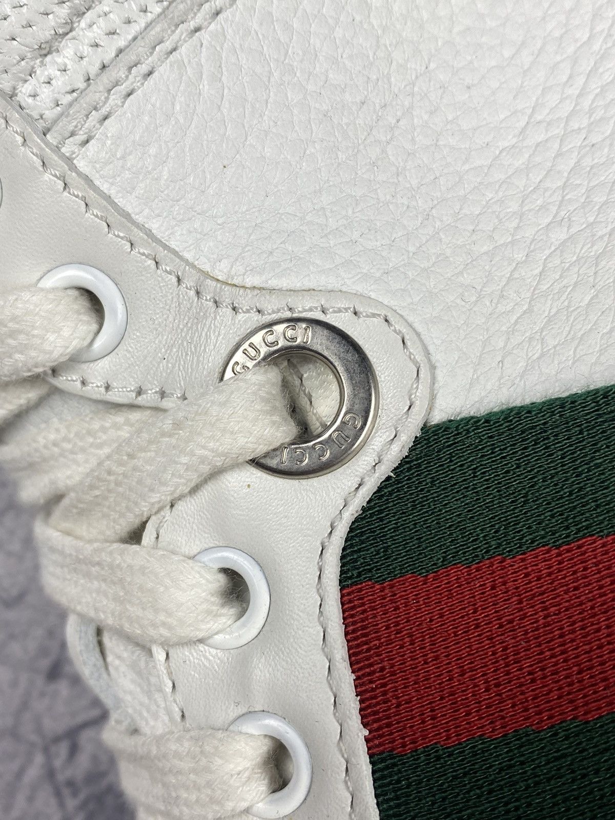 Gucci Gucci Hi-Top Sneakers Shoes Size US 6 / EU 39 - 10 Thumbnail