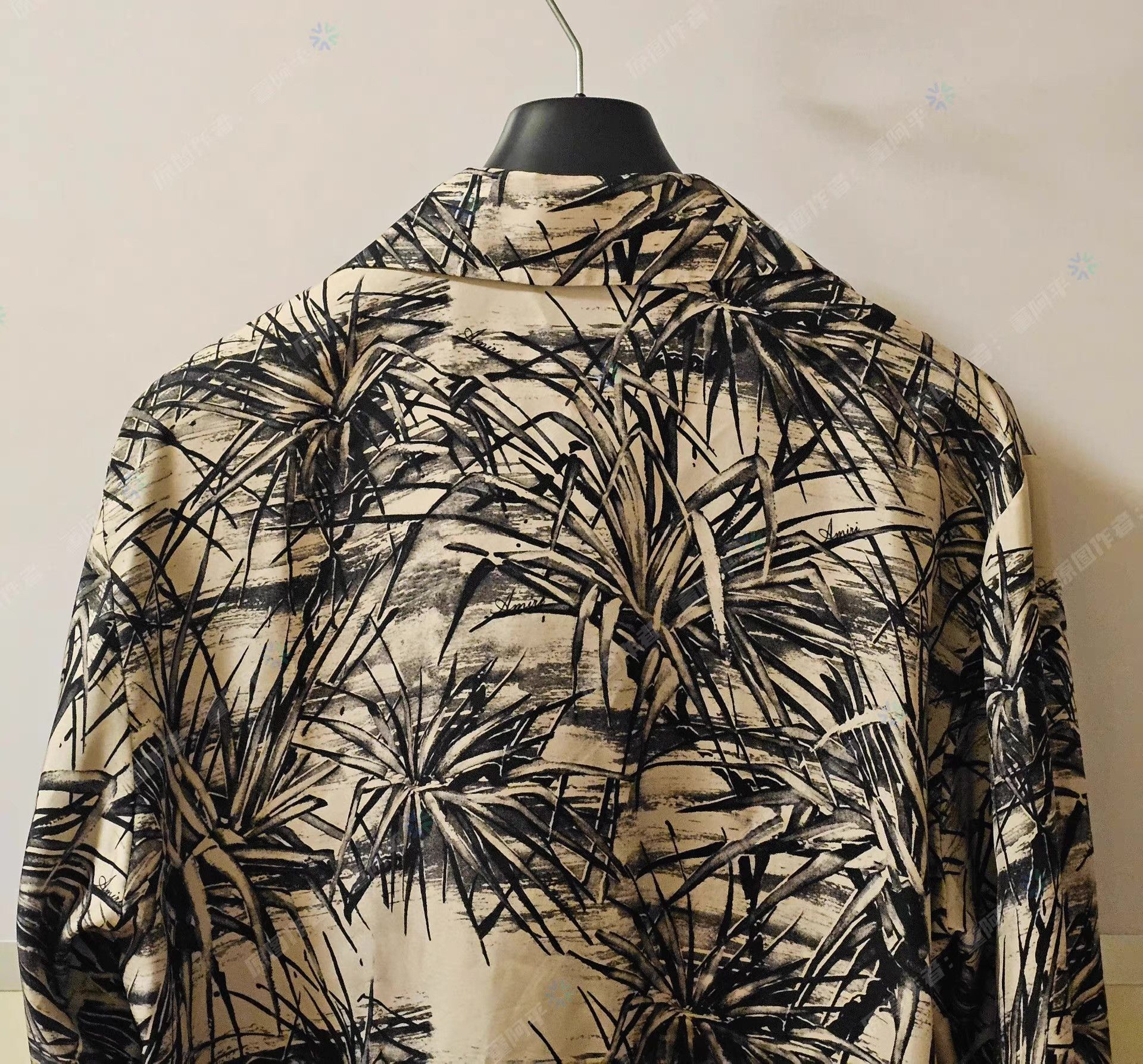 Amiri AMIRI Men's Silk Shirt Q4 Size US XL / EU 56 / 4 - 5 Thumbnail