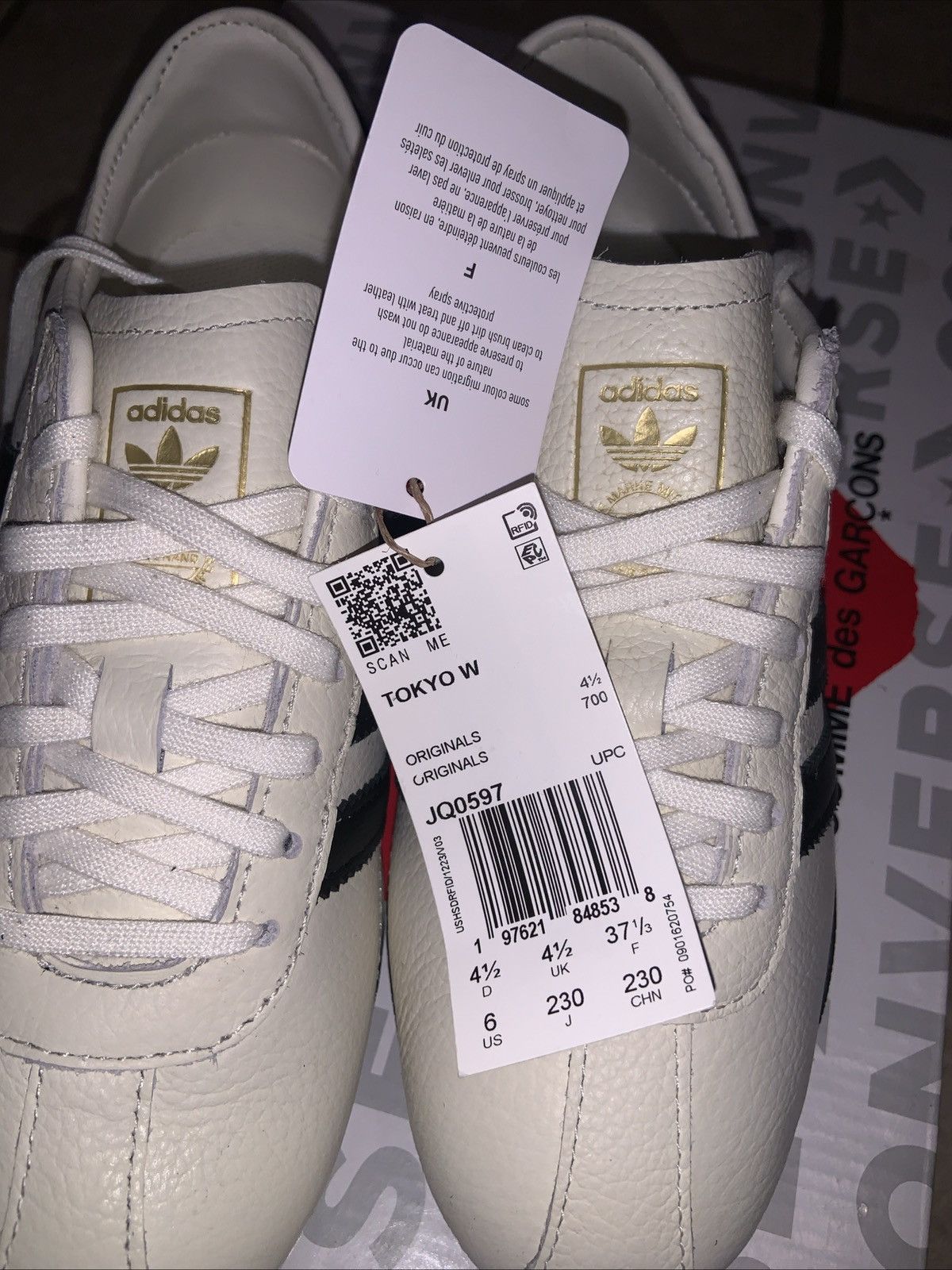 Adidas Women’s Tokyo Adidas - Size 6 - Off White/ Black True 2 Size Size US 6 / IT 36 - 7 Thumbnail