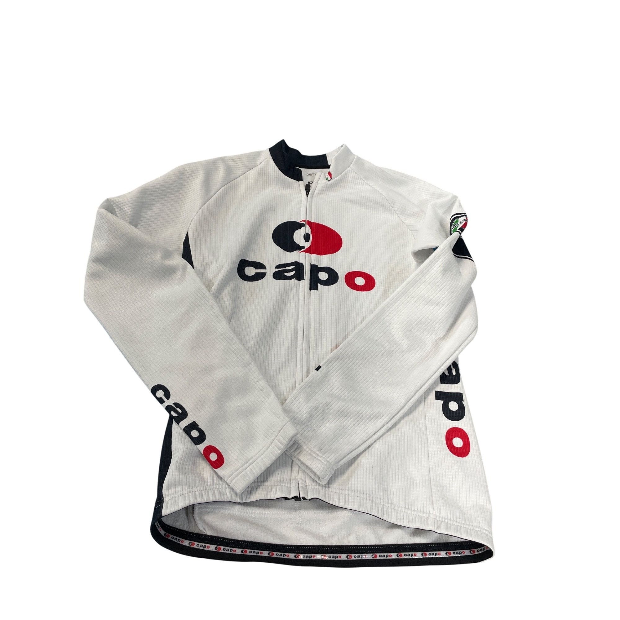 Other Capo GS (Gruppo Supportivo) Mens white black Full Zip Jersey Size US L / EU 52-54 / 3 - 1 Thumbnail
