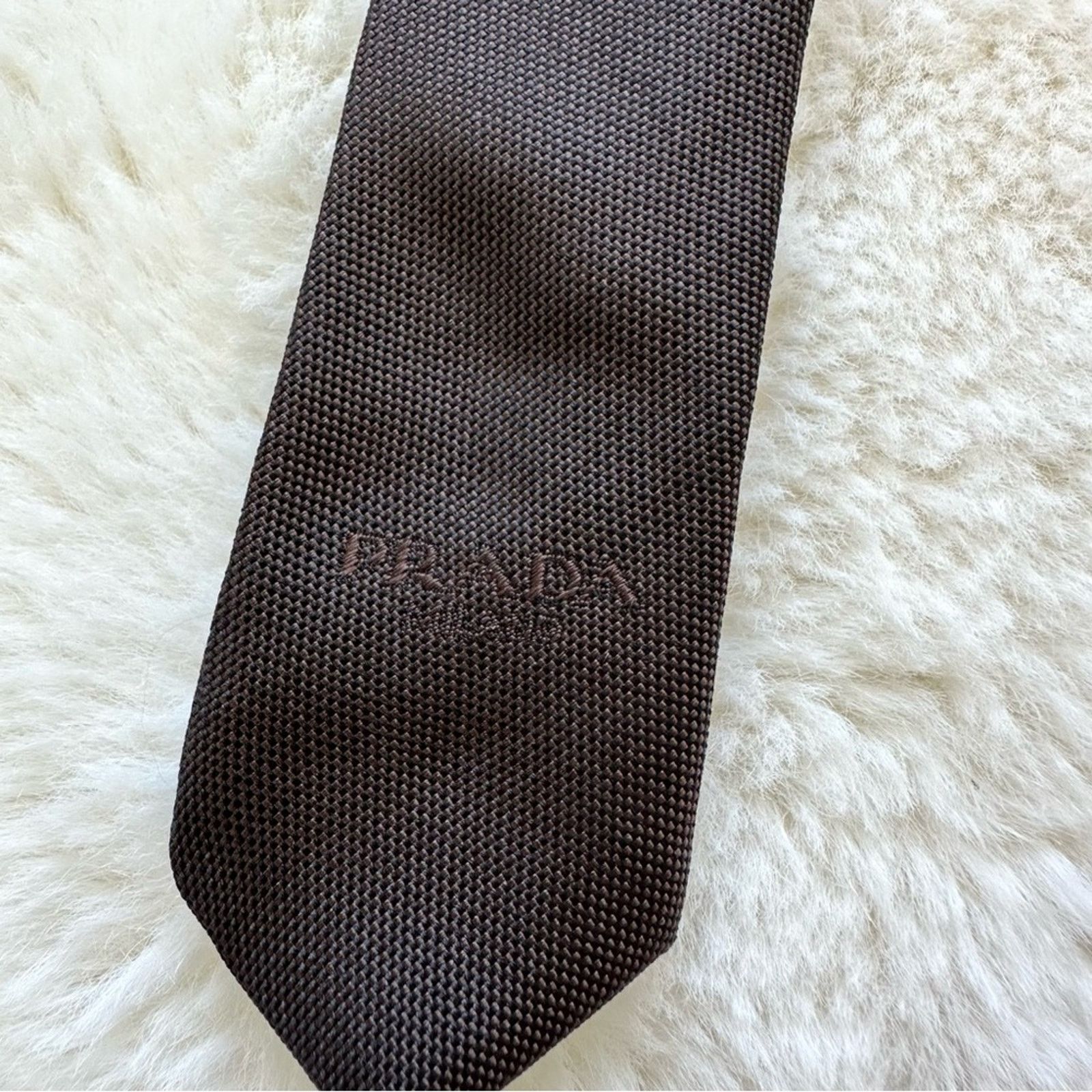 Prada NWT!!! Prada silk tie Retail 450$ Size ONE SIZE - 4 Thumbnail