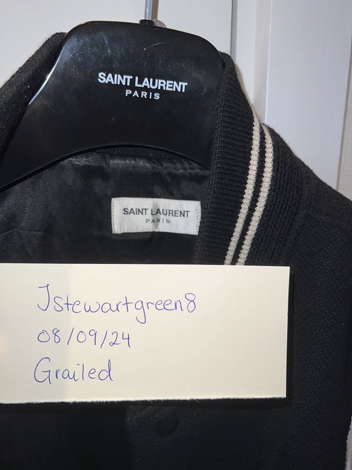 Yves Saint Laurent Saint Laurent Teddy Bomber Size US L / EU 52-54 / 3 - 2 Thumbnail