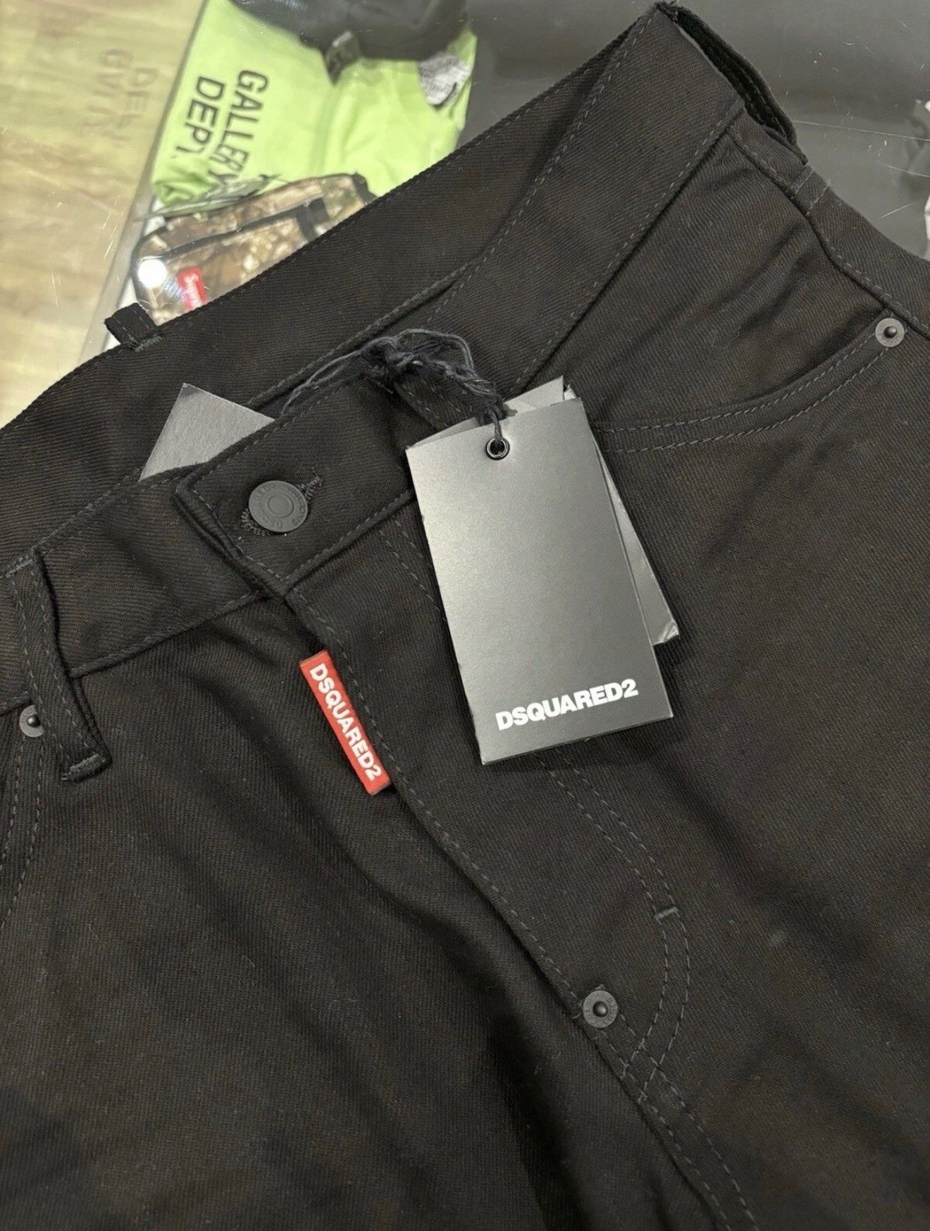 October's Very Own OVO X DSQUARED2 Jeans Black Size US 32 / EU 48 - 4 Thumbnail