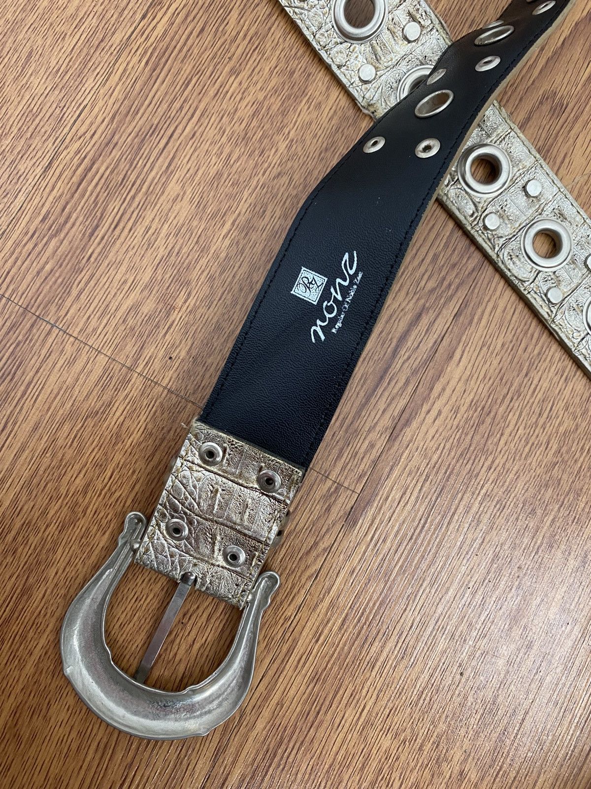 Japanese Brand × Vintage Ringer silver belt Size ONE SIZE - 4 Thumbnail