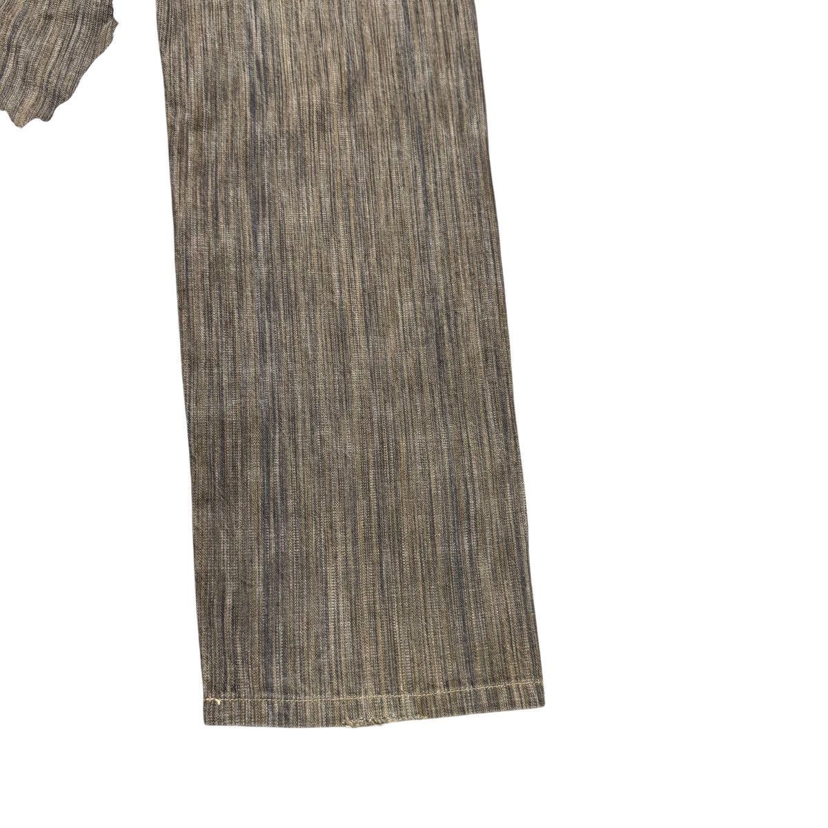 Japanese Brand LBRD Striped Denim Baggy Jeans Size US 30 / EU 46 - 15 Thumbnail
