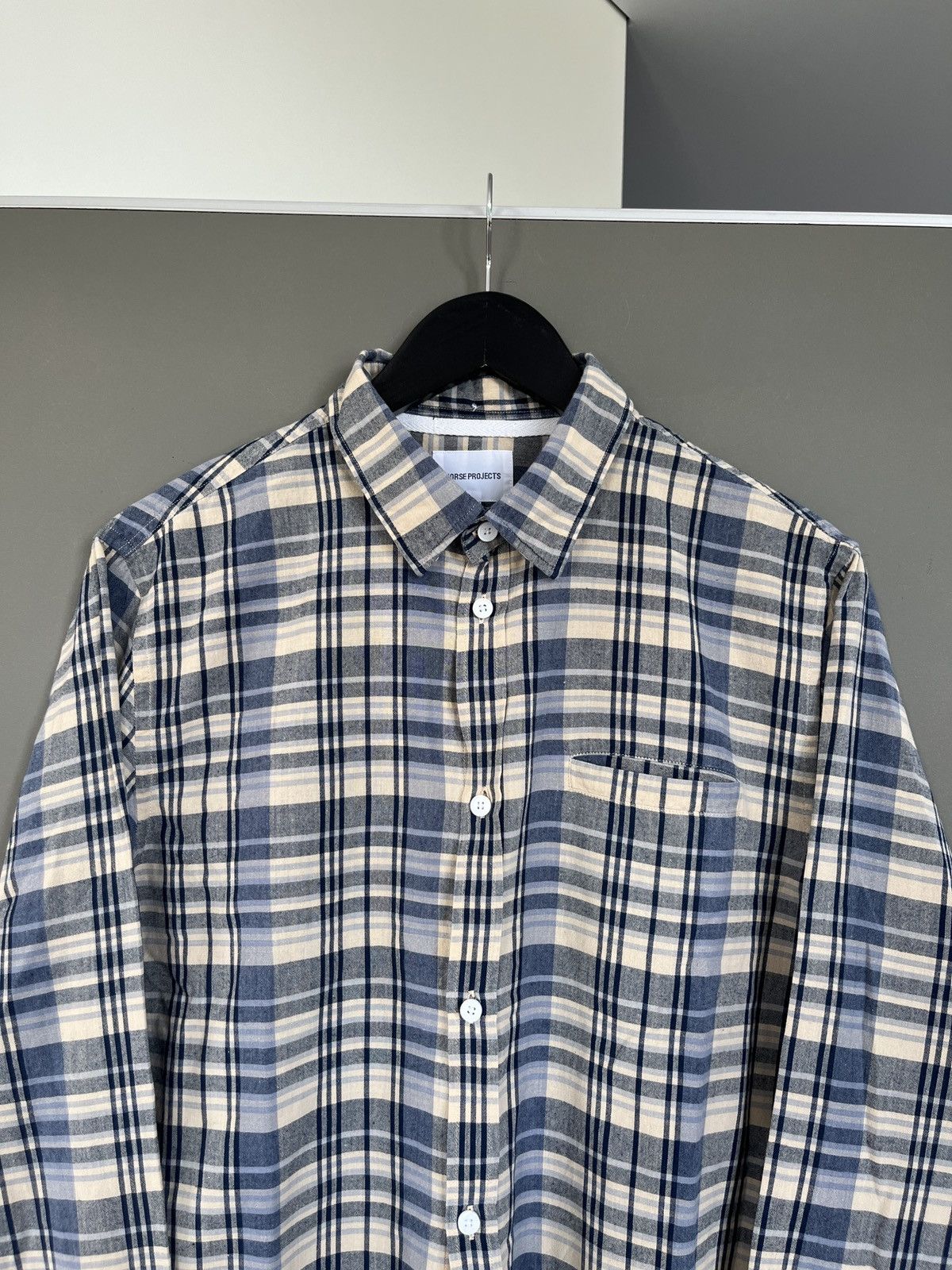 Norse Projects Norse Projects Anton Madras Check Plaid Shirt Size US L / EU 52-54 / 3 - 3 Thumbnail