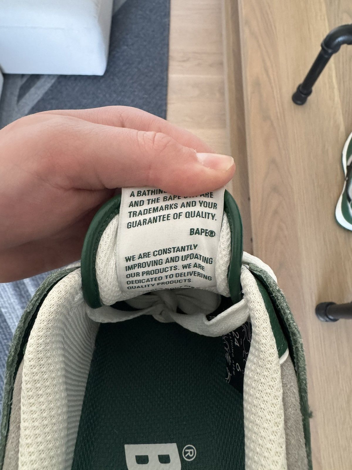 Bape Dark green Sk8sta Size US 6 / EU 39 - 13 Thumbnail