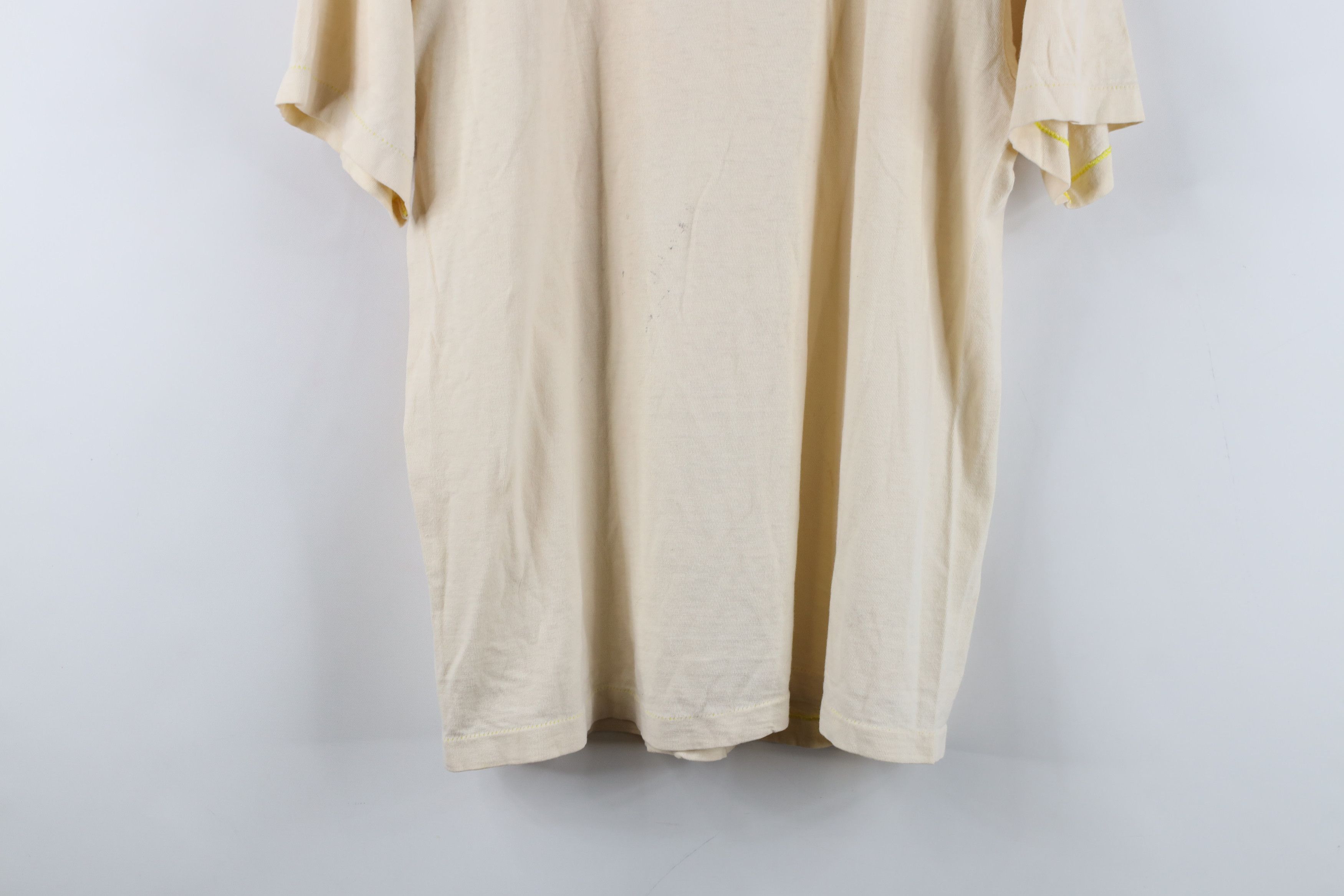Vintage Vintage 80s Education Our Best Defense T-Shirt Beige USA Size US M / EU 48-50 / 2 - 15 Thumbnail
