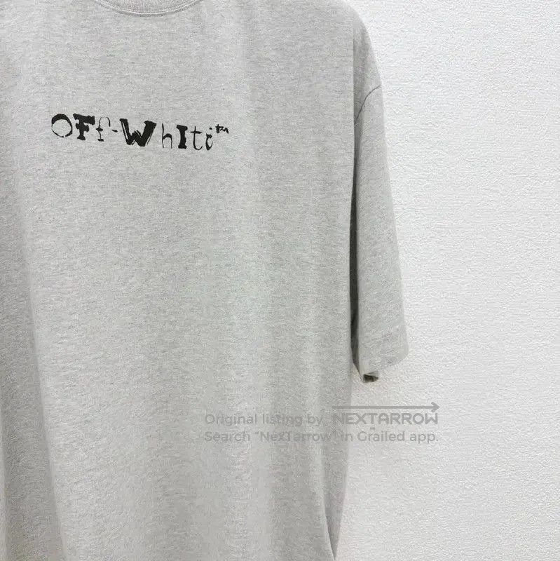 Off-White Off-White Gray Cotton Short Sleeve T-Shirt . Size US S / EU 44-46 / 1 - 2 Thumbnail
