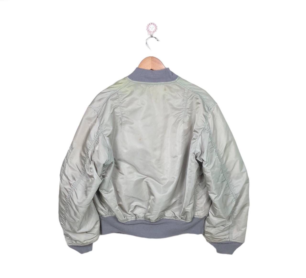 Alpha Industries Vintage 90s Alpha Industries Military Bomber Jacket Size US L / EU 52-54 / 3 - 2 Thumbnail
