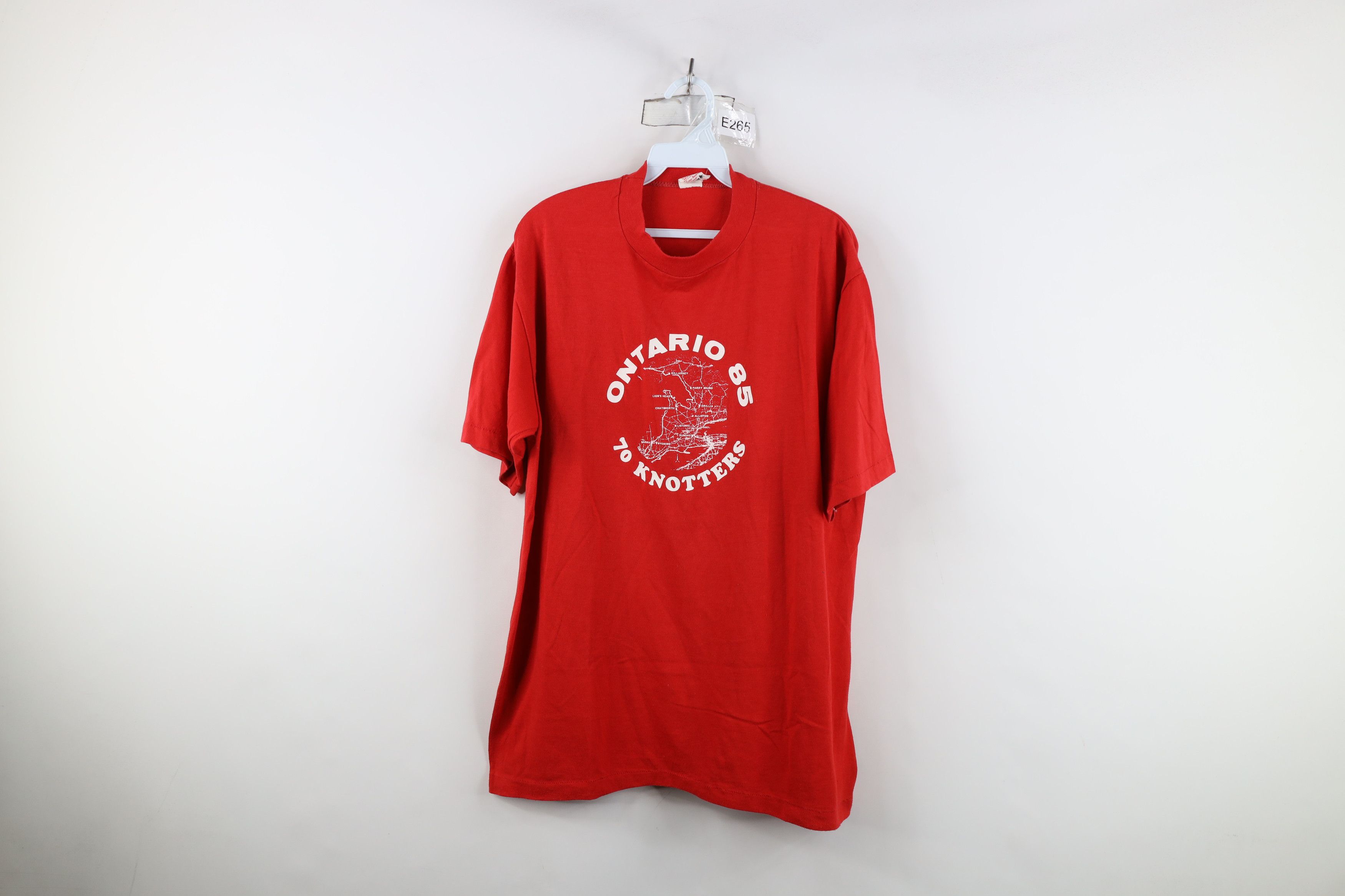 Vintage Vintage 80s 70 Knotters Airplane Short Sleeve T-Shirt USA Size US XL / EU 56 / 4 - 1 Thumbnail