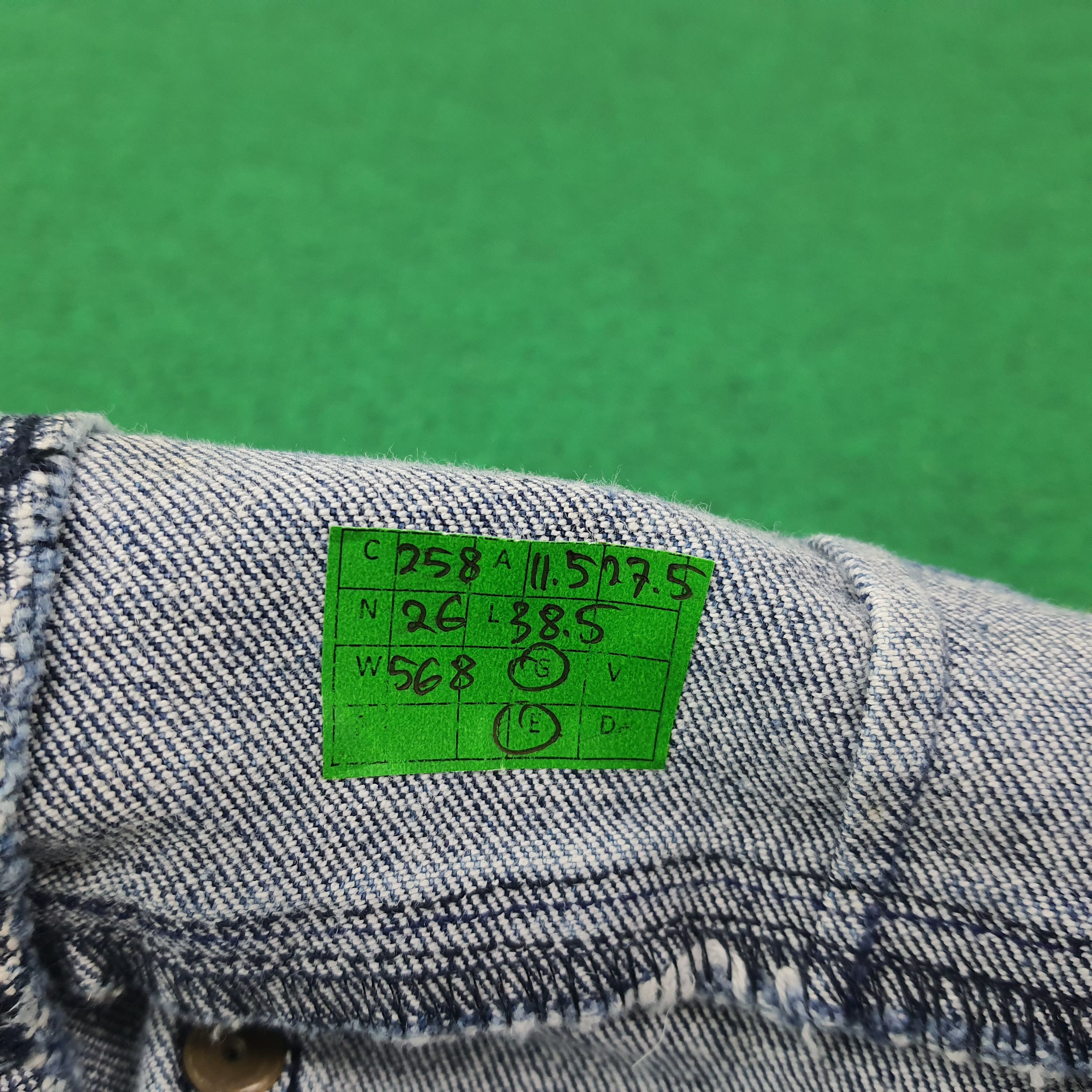 Japanese Brand Vinatge Ryu Sports Full Art Jeans C258N26 Size 23" - 8 Thumbnail