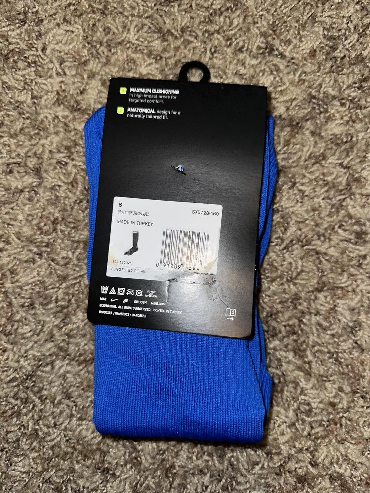 Nike Nike Classic 2 Cushioned Over-the-Calf Blue Socks Size ONE SIZE - 4 Thumbnail