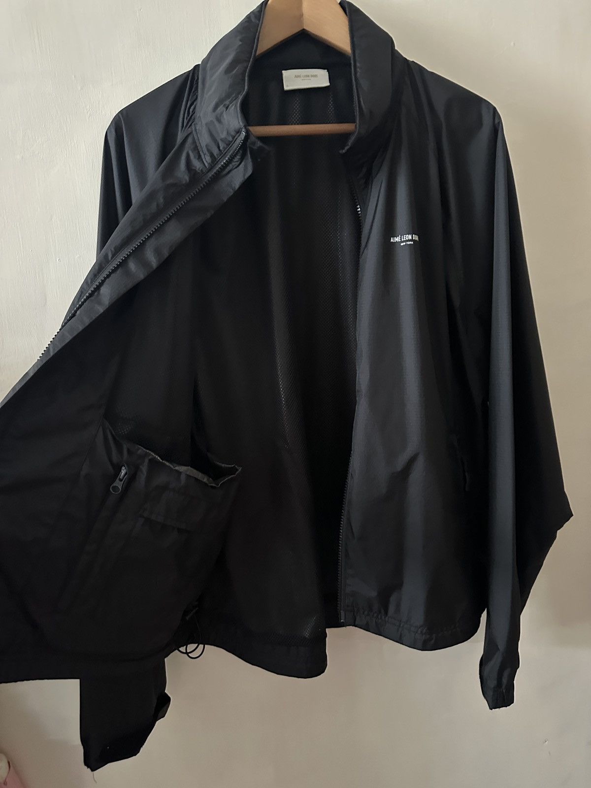 Aime Leon Dore Aime Leon Dore SS25 black micro logo nylon jacket Size US L / EU 52-54 / 3 - 9 Thumbnail