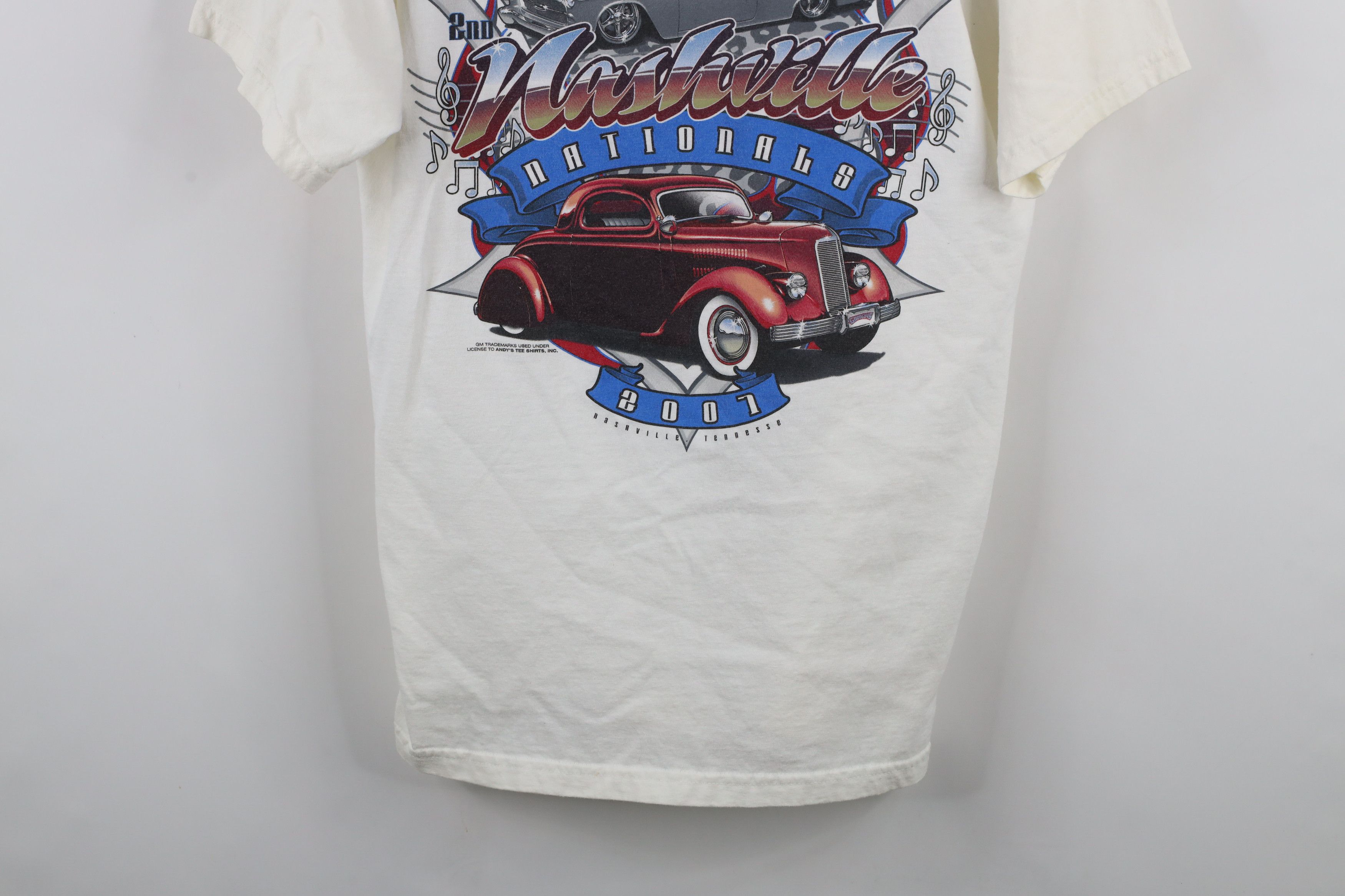Vintage Vintage Y2K 2007 Nashville Nationals Hot Rod Car T-Shirt Size US L / EU 52-54 / 3 - 3 Thumbnail