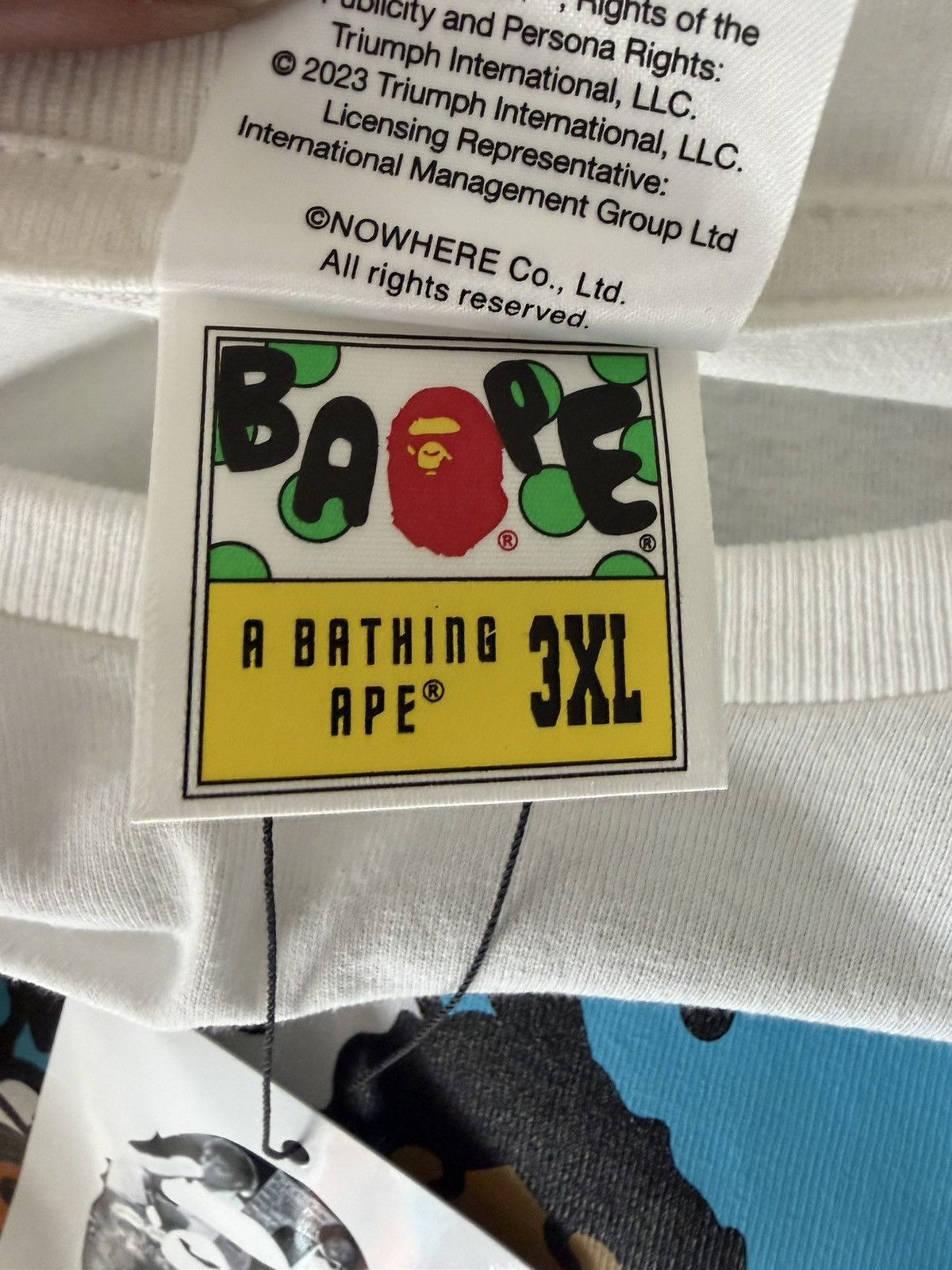 Bape BAPE × Michael Jackson Baby Milo Tee 'White' Size US XXL / EU 58 / 5 - 5 Thumbnail