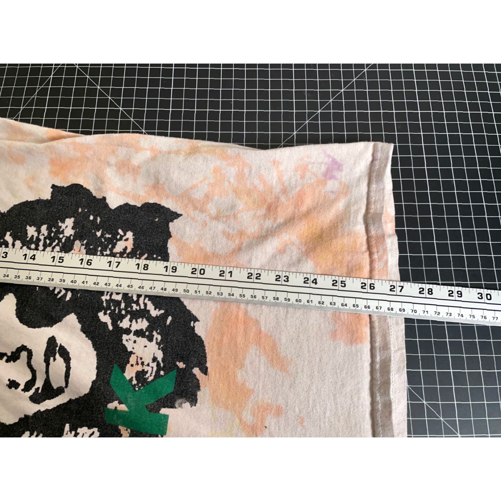 Vintage VINTAGE Psychedelic Tie Dye Shirt Adult Large Gray Orange Graphic Print 90s Hippie Mens Shirt Size US L / EU 52-54 / 3 - 5 Thumbnail