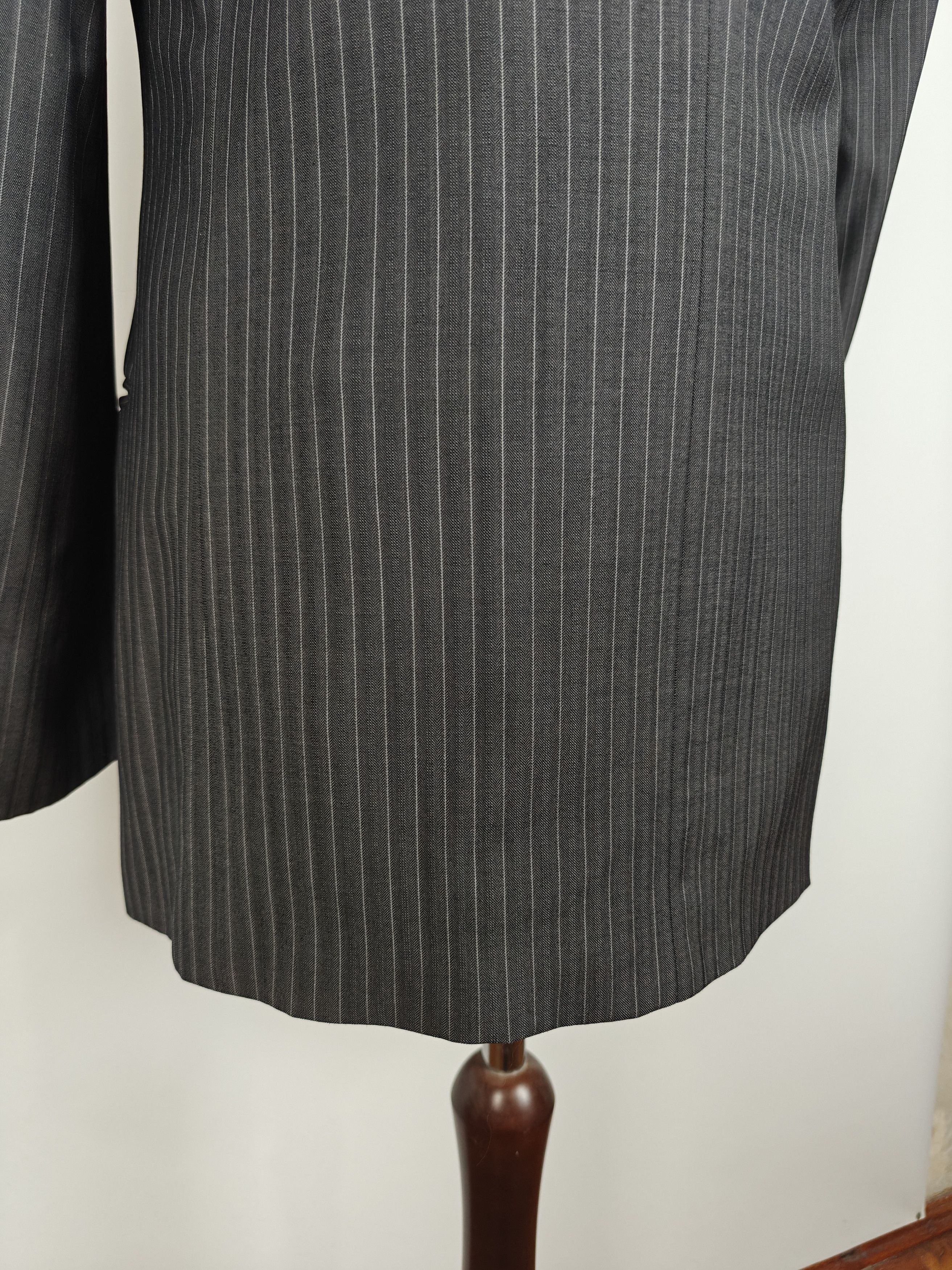 Armani Collezioni Armani Collezioni Blazer Wool Jacket Striped size 50/R Size 40R - 6 Thumbnail
