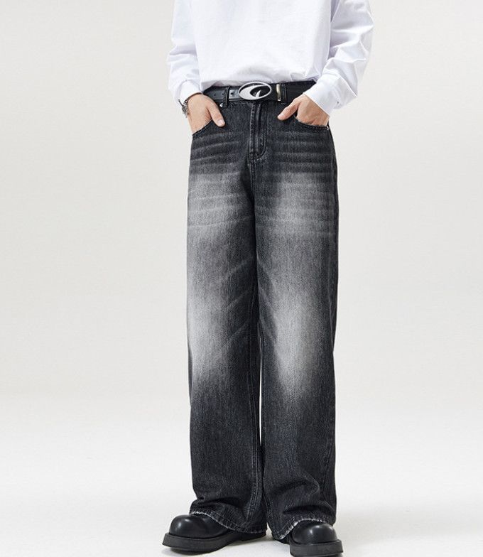 Japanese Brand American high street washed distressed trendy jeans Size US 32 / EU 48 - 1 Thumbnail