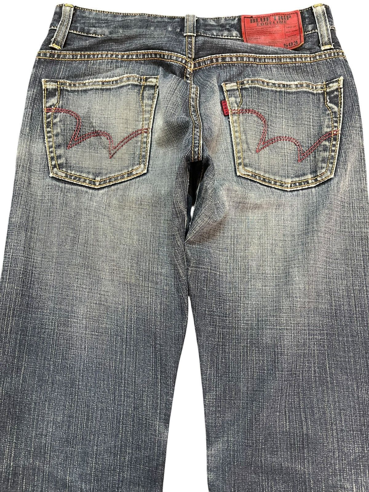 Edwin Vintage Edwin 503 Bluetrip Edge Line Flare Bootcut Denim Size US 31 - 6 Thumbnail