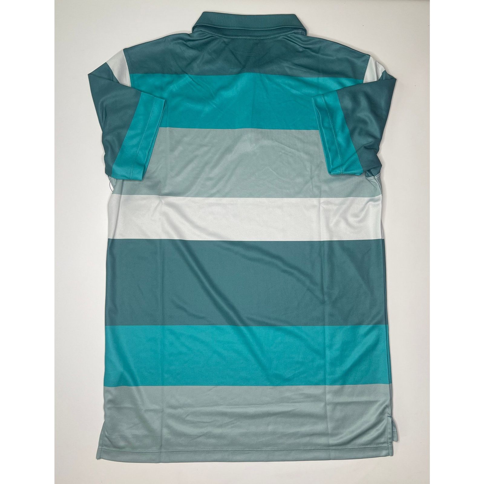 Nike Nike Victory Dri-FIT Golf Polo Bold Stripe Green Teal Size US S / EU 44-46 / 1 - 2 Thumbnail
