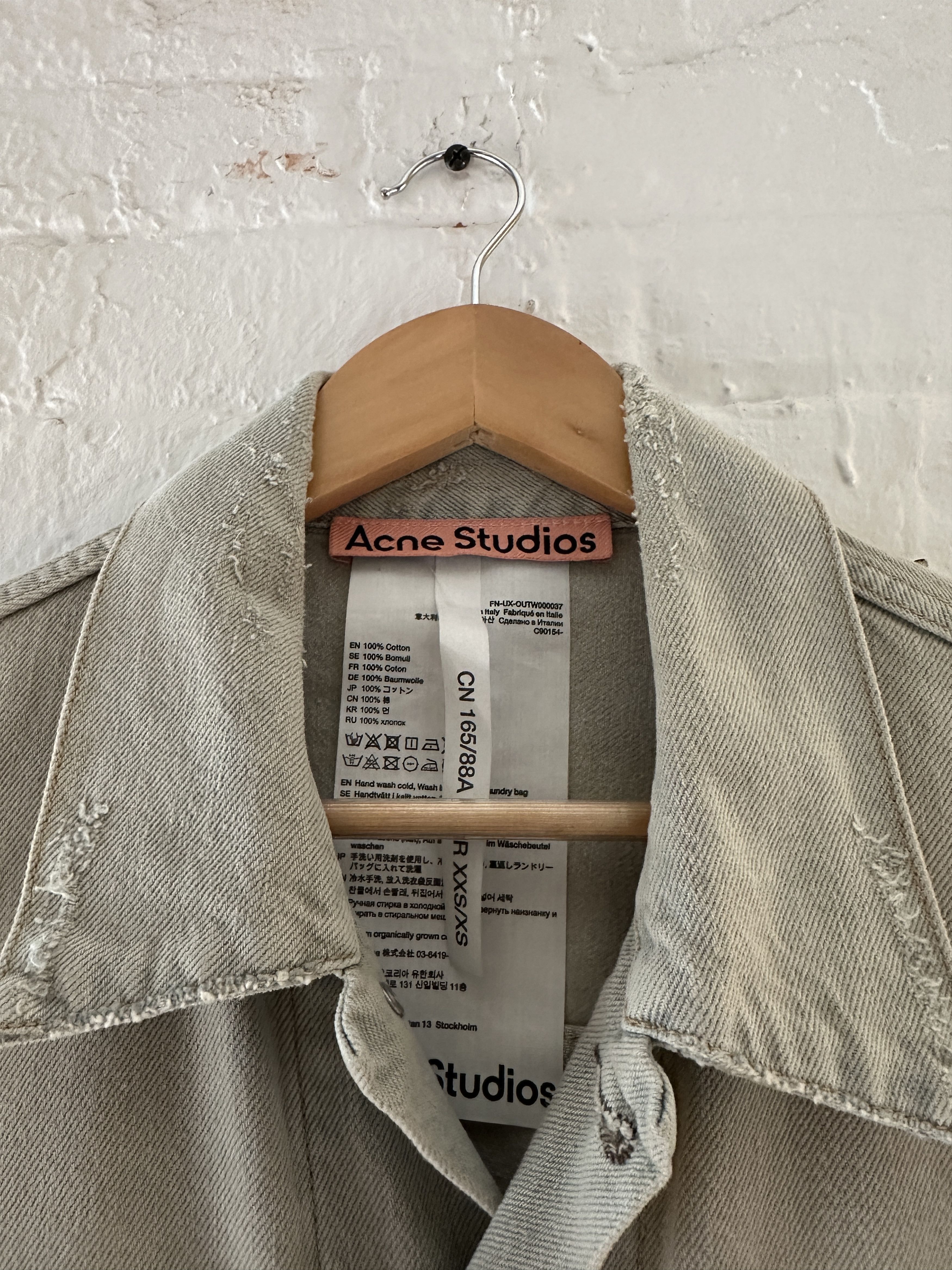 Acne Studios Acne Studios Denim Jacket Size US XL / EU 56 / 4 - 2 Thumbnail