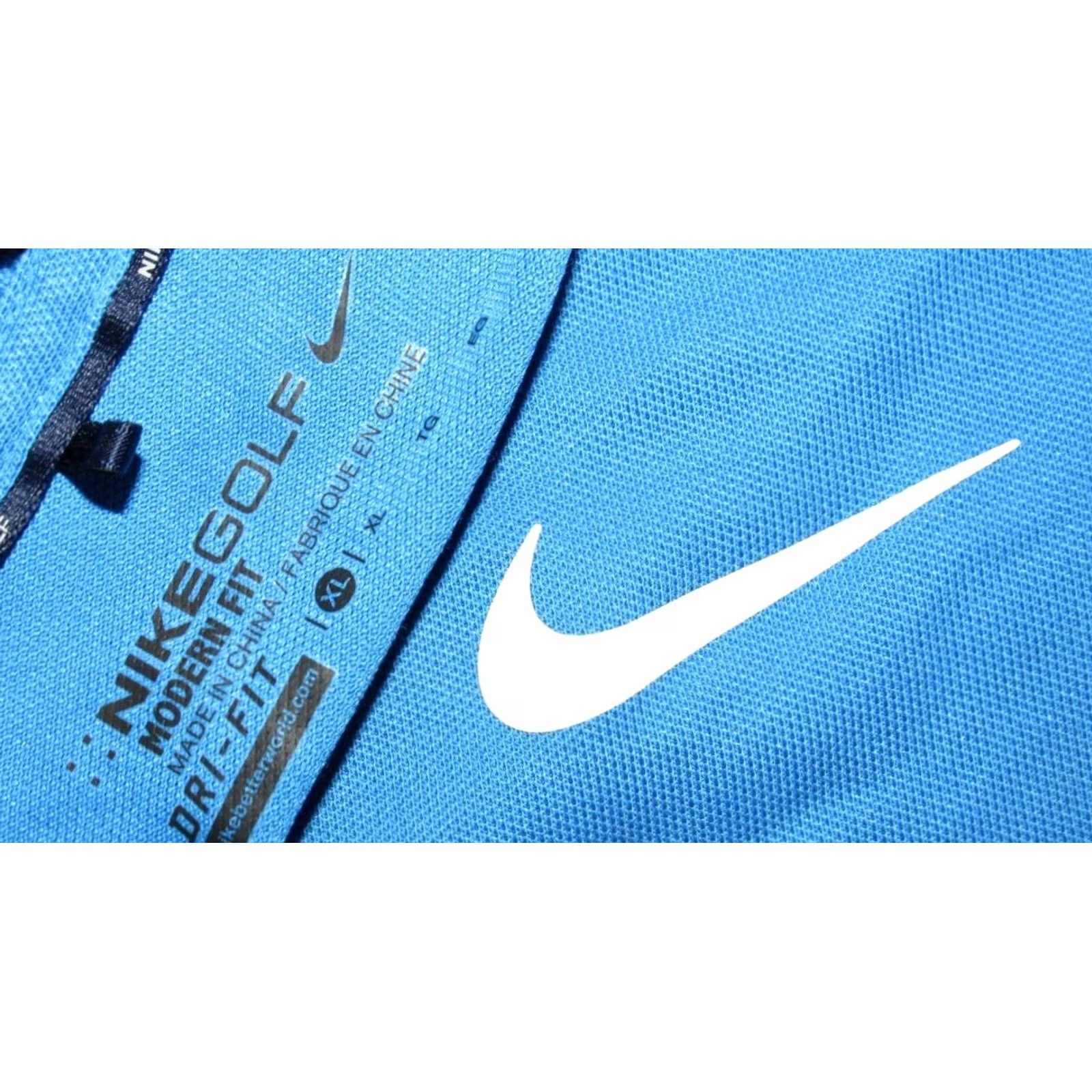 Nike NIKE Blue Momentum Fly Shawl Polo Shirt XL Mens Polo Shirt Blue Momentum Fly Shawl XL Size US XL / EU 56 / 4 - 3 Thumbnail