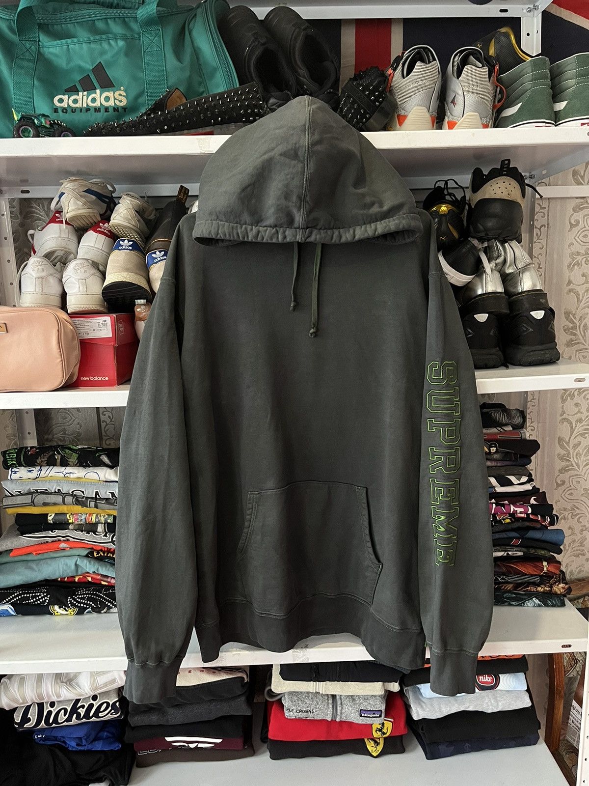 Streetwear × Supreme × Vintage Vintage Supreme Big logo Hoodie 