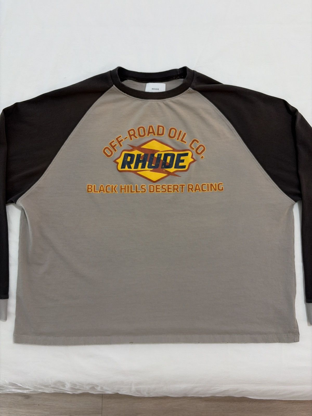 Rhude Rhude Off Road Oil Black Hills Desert Racing Longsleeve Size US XL / EU 56 / 4 - 4 Thumbnail