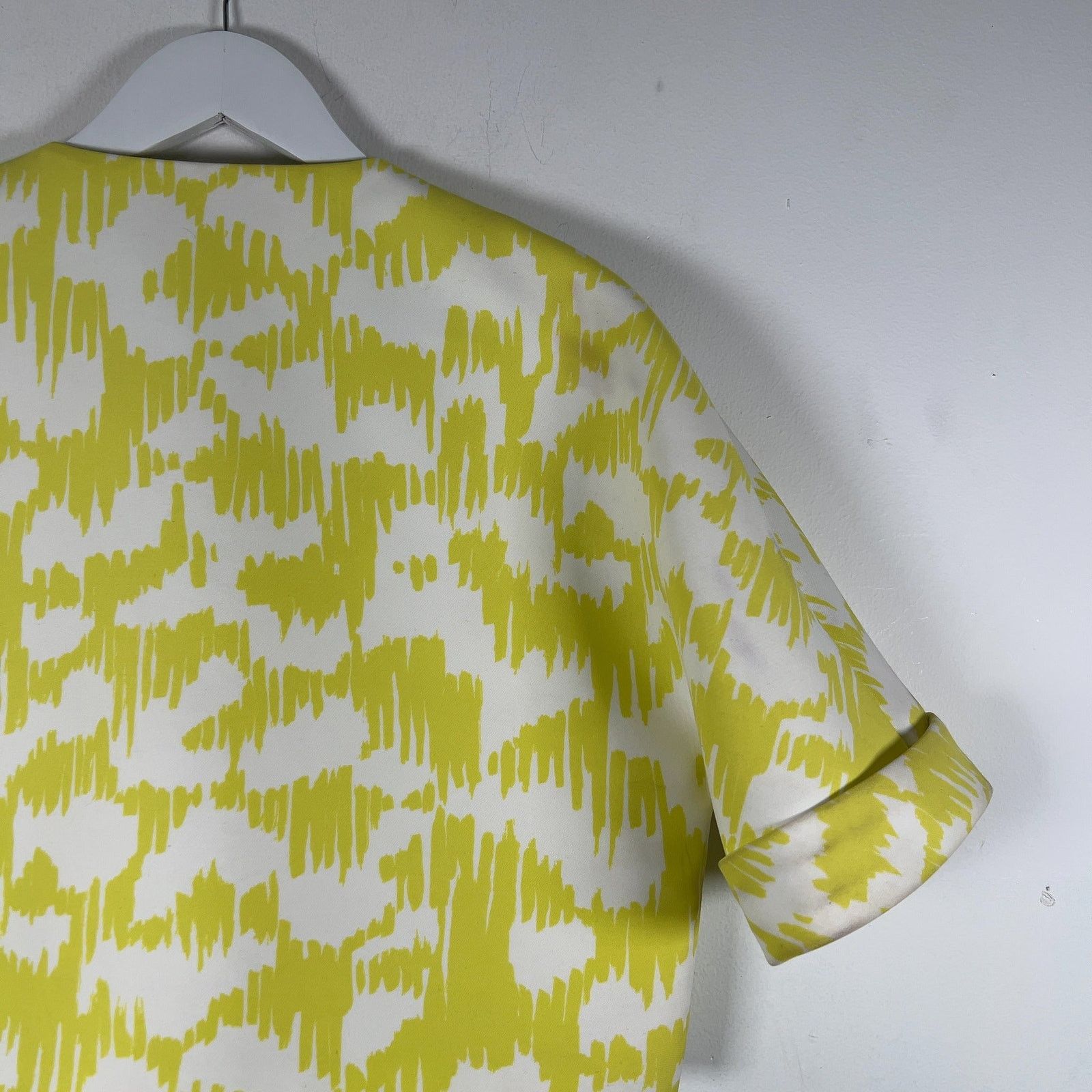 Balenciaga Balenciaga Crop Jacket White/Yellow Size M Size M / US 6-8 / IT 42-44 - 8 Thumbnail