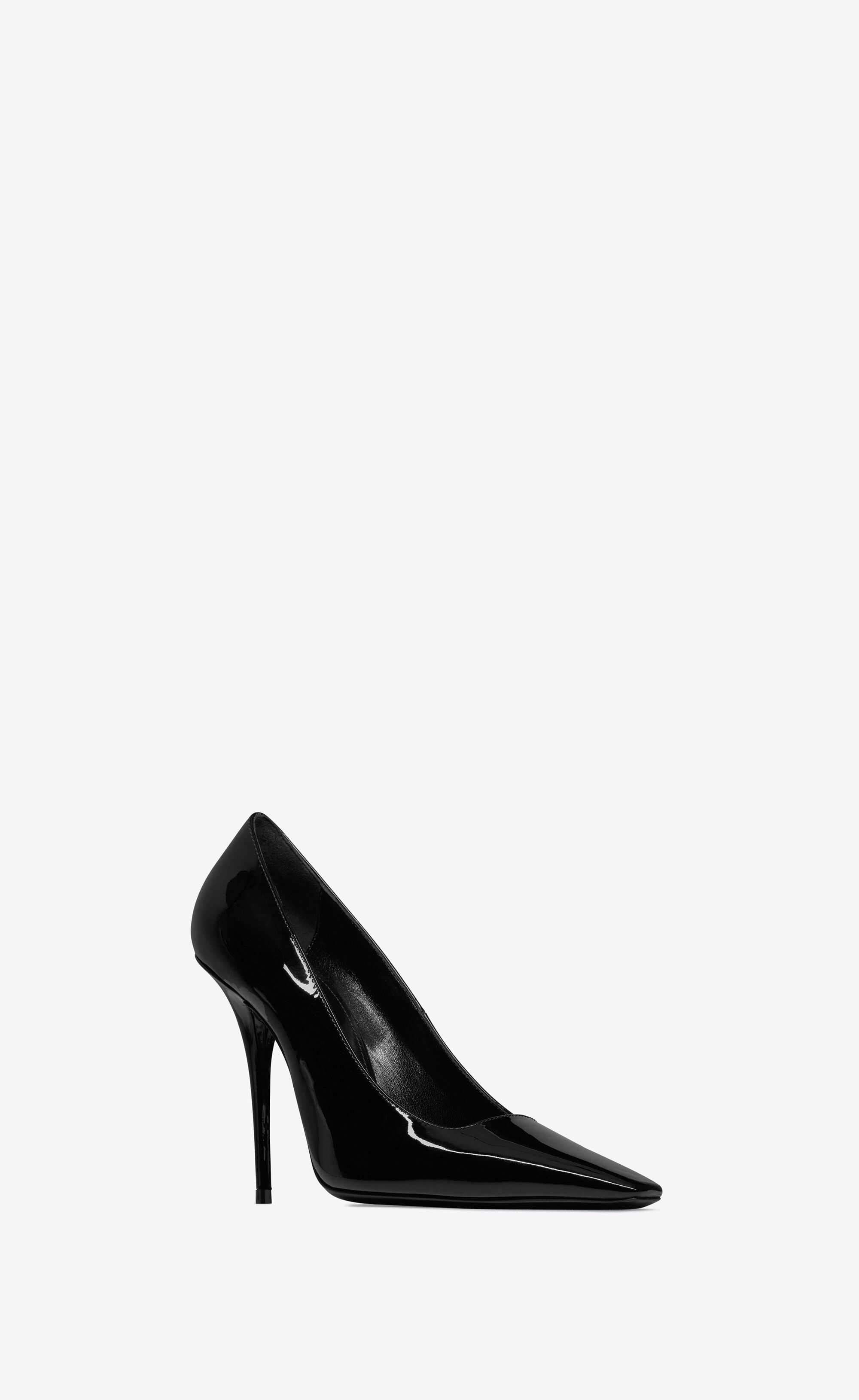 Saint Laurent Paris o1s1wg111224 Blade Pumps in Patent Leather in Black Size US 7 / IT 37 - 3 Thumbnail