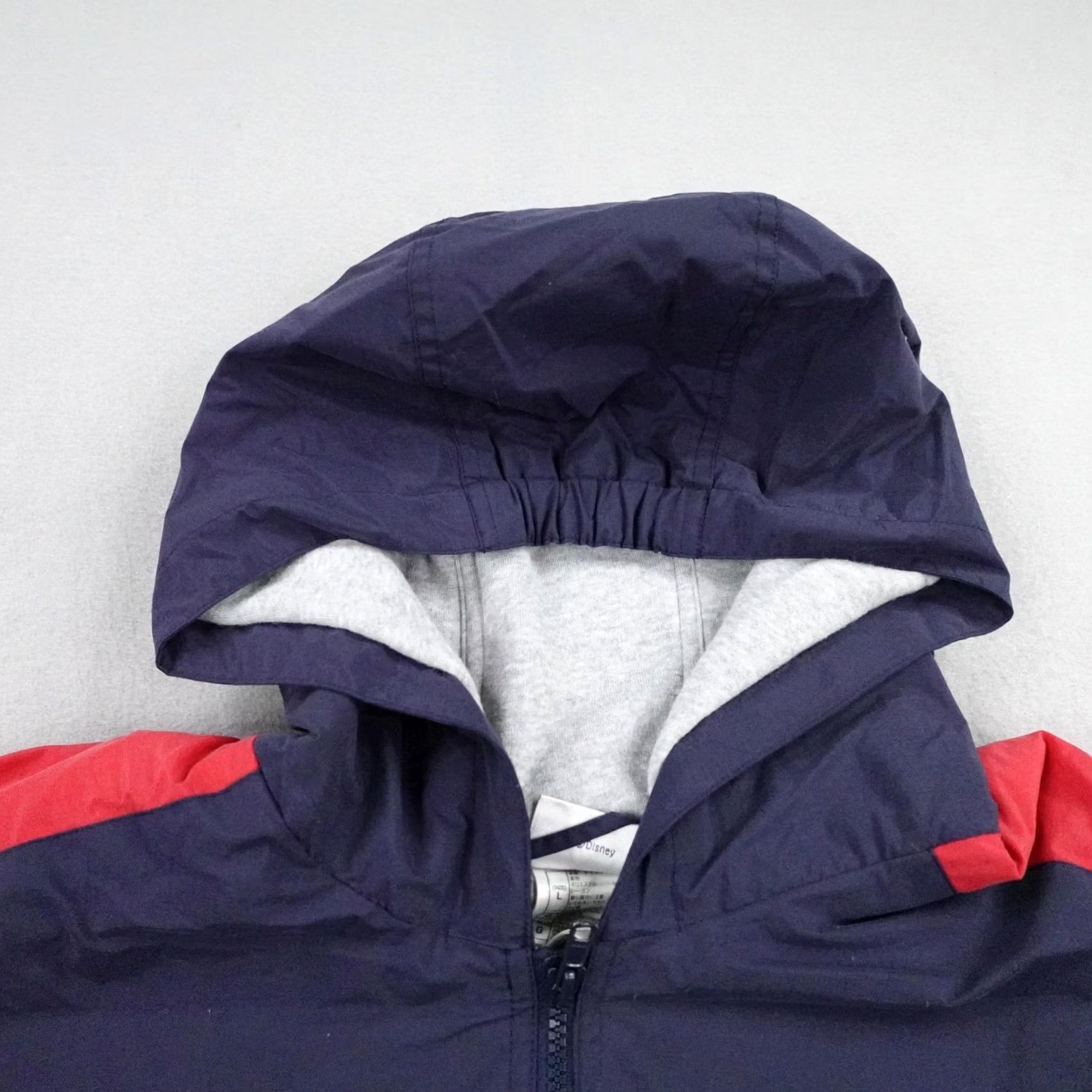 Disney Disney Jacket Mens Large Blue Red Windbreaker Lined Mickey Mouse Coat Hoodie Zip Size US L / EU 52-54 / 3 - 2 Thumbnail